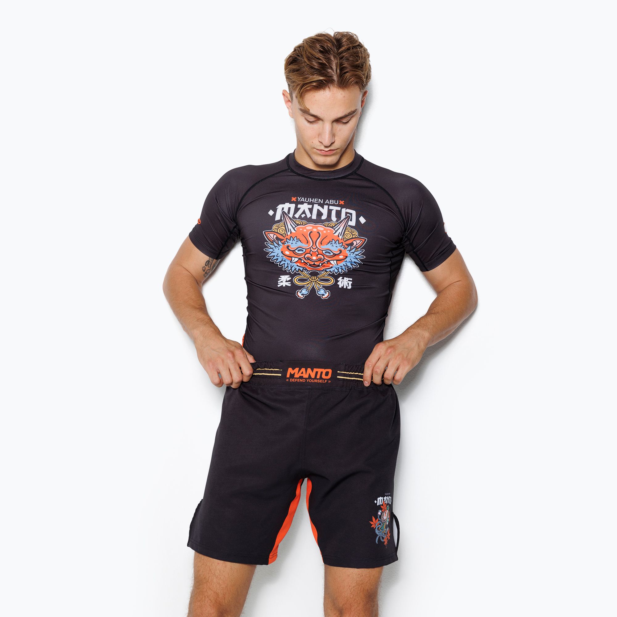 Rashguard męski MANTO Yauhen Abu rashguard ONI czarny 
