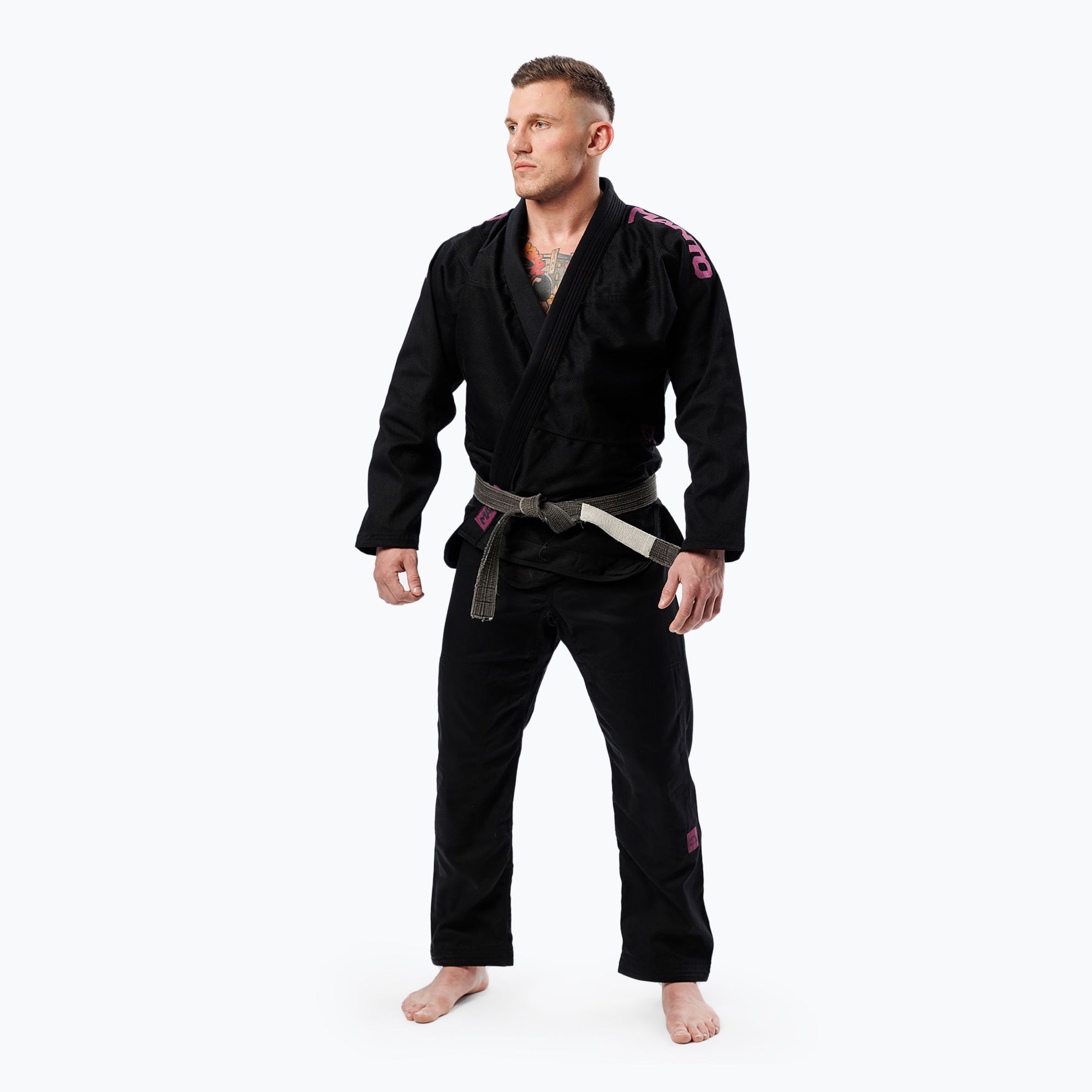 GI do brazylijskiego jiu-jitsu MANTO X5 BJJ black/purple 