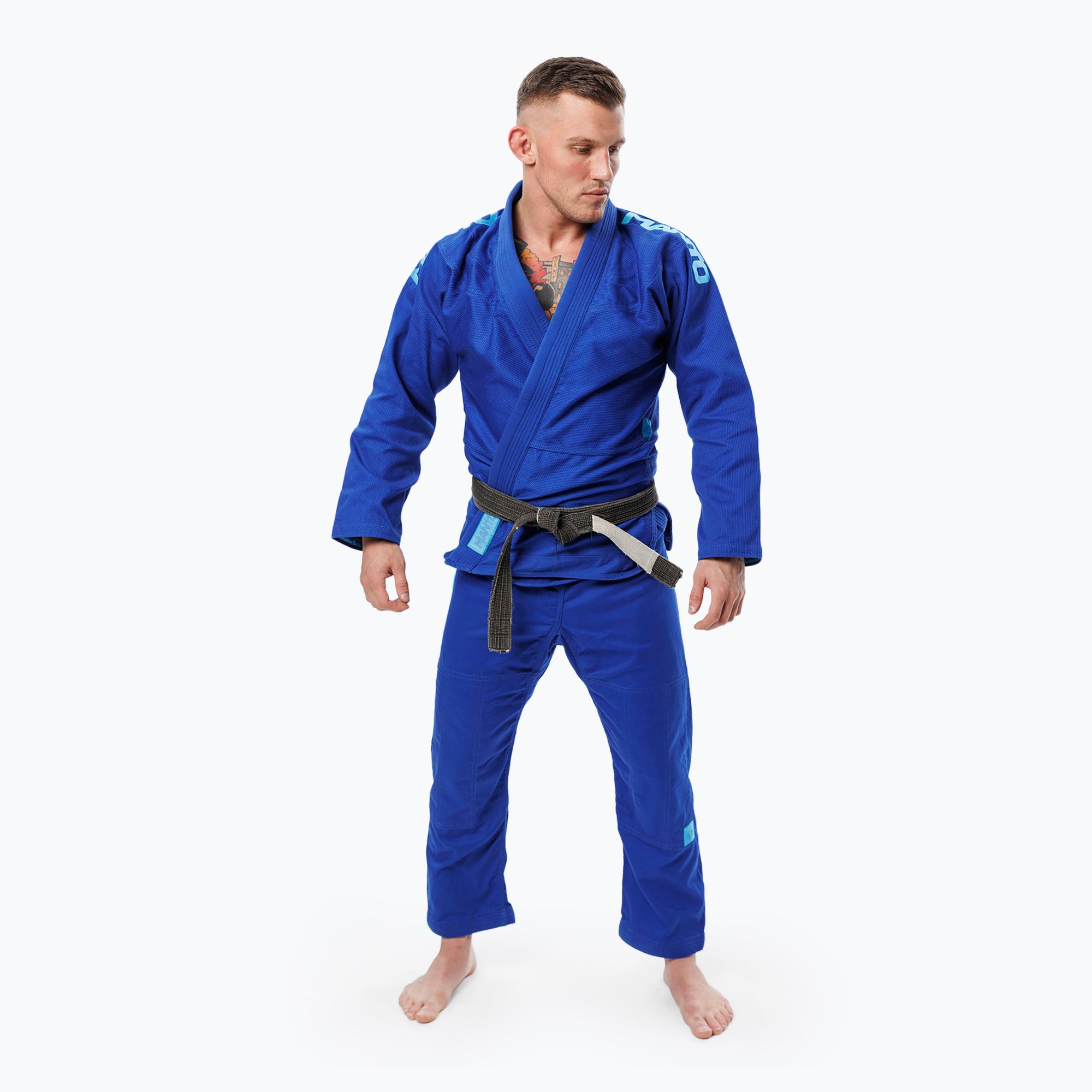 GI do brazylijskiego jiu-jitsu MANTO X5 niebieski 