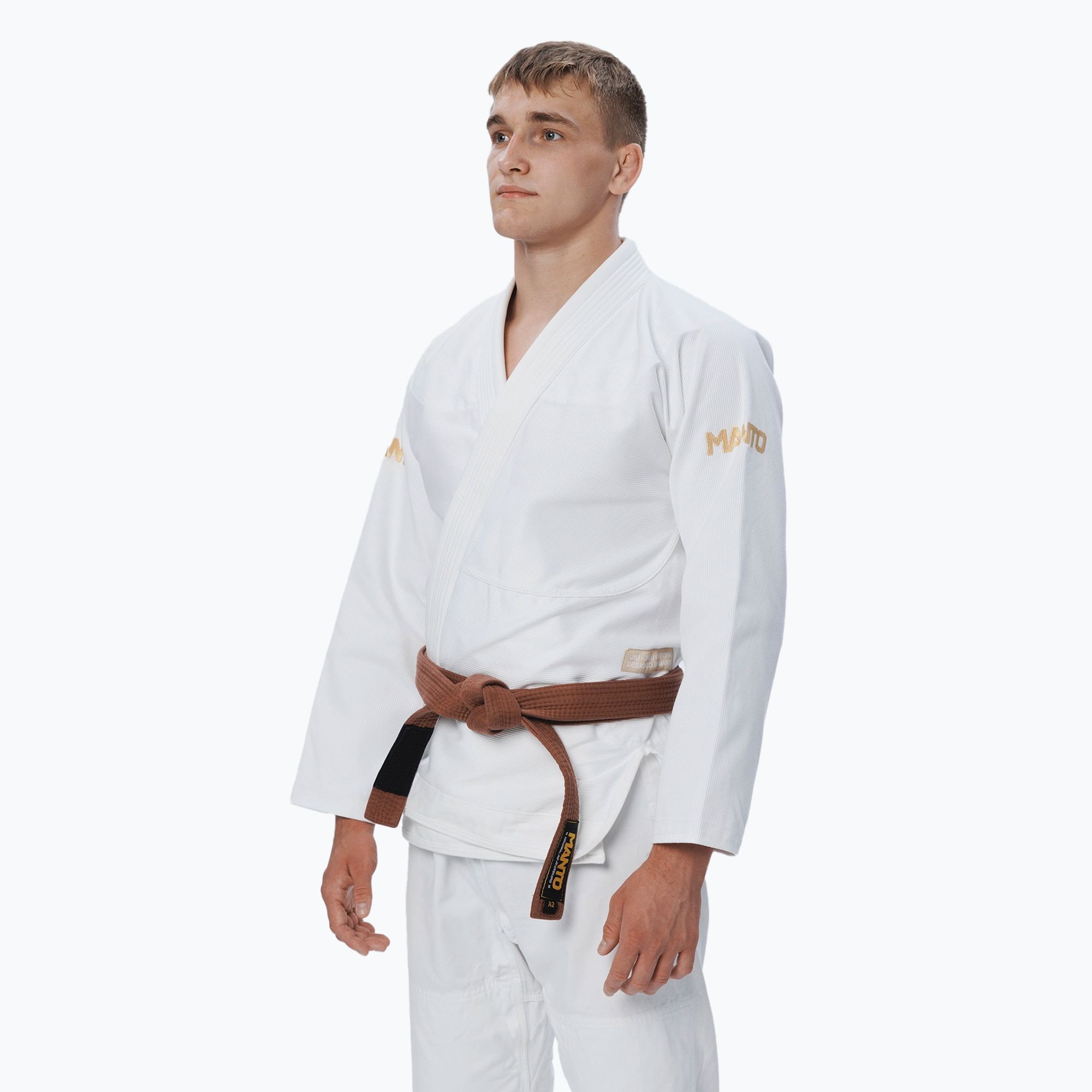 GI do brazylijskiego jiu-jitsu MANTO Rise 2.0 white 