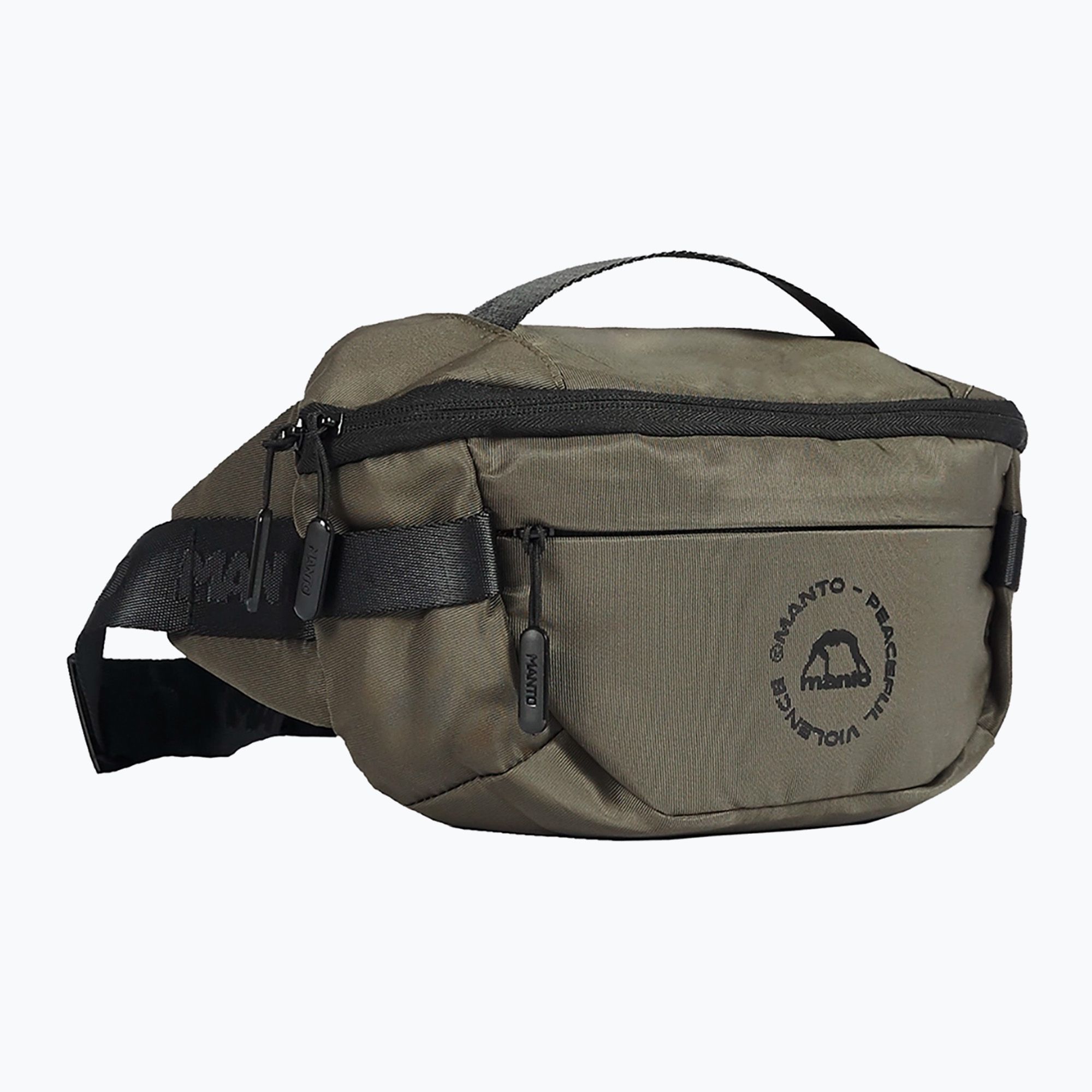 Saszetka nerka MANTO Circle khaki 