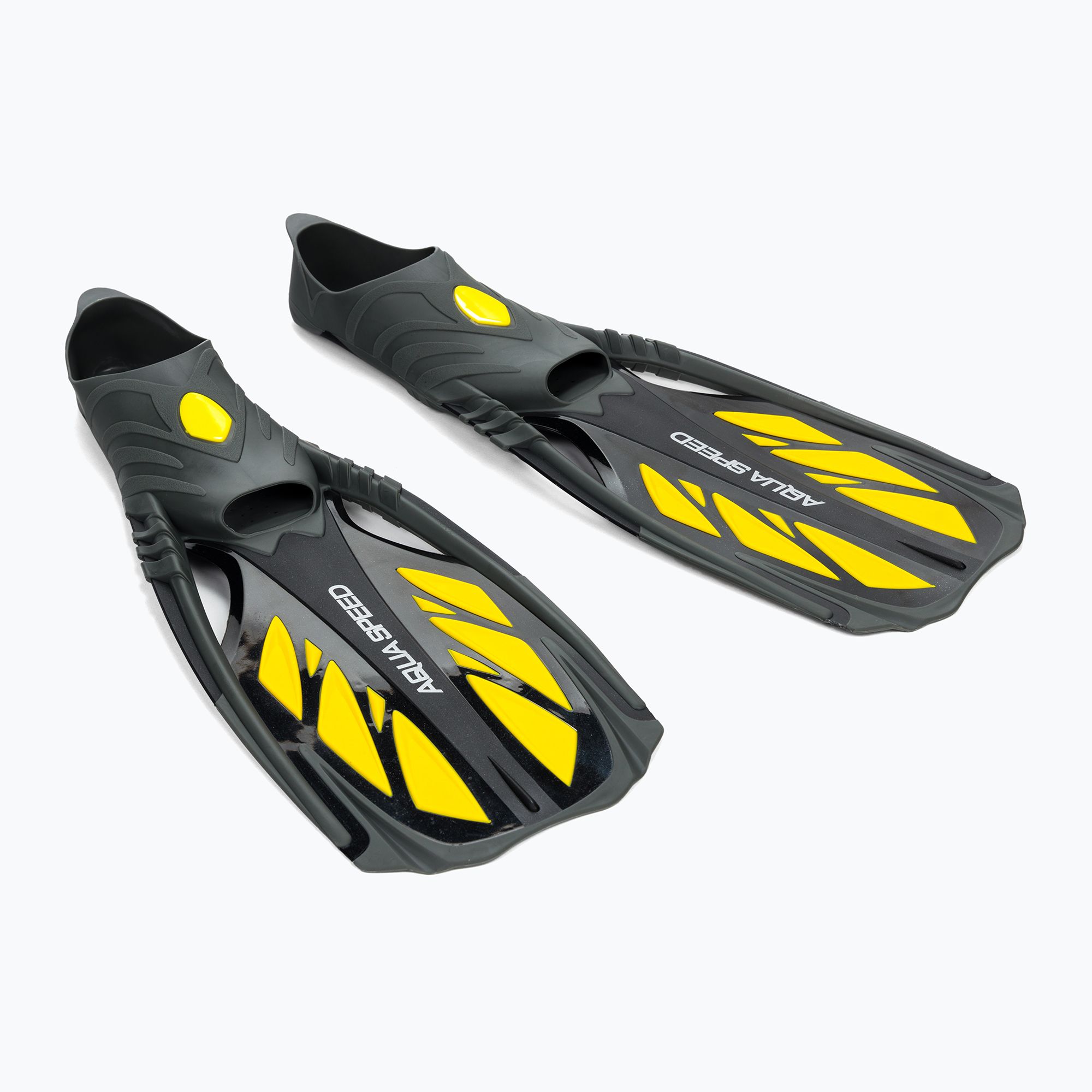 Płetwy do snorkelingu AQUA-SPEED Inox czarne/żółte 