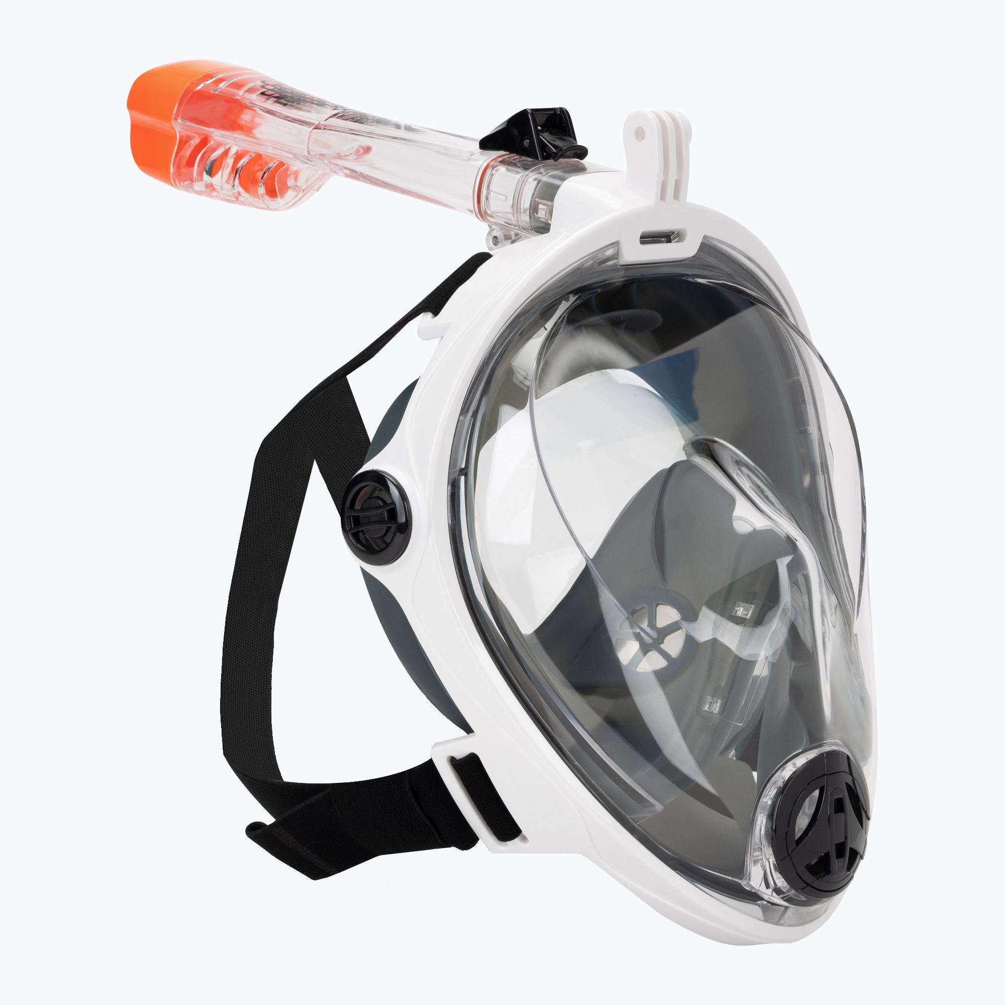 Maska pełnotwarzowa do snorkelingu AQUA-SPEED Spectra 2.0 biała/czarna 