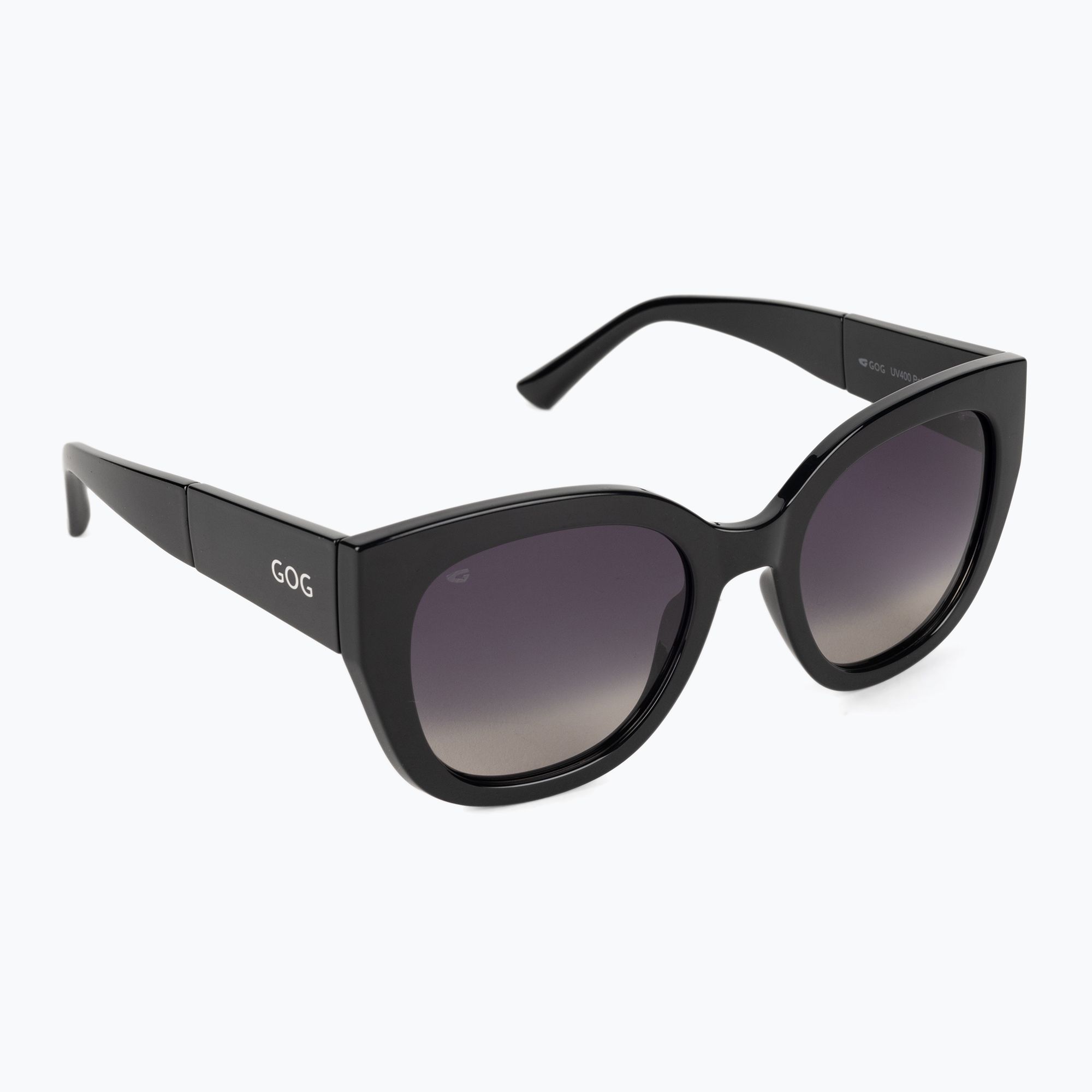 Okulary przeciwsłoneczne damskie GOG Claire black/gradient smoke 