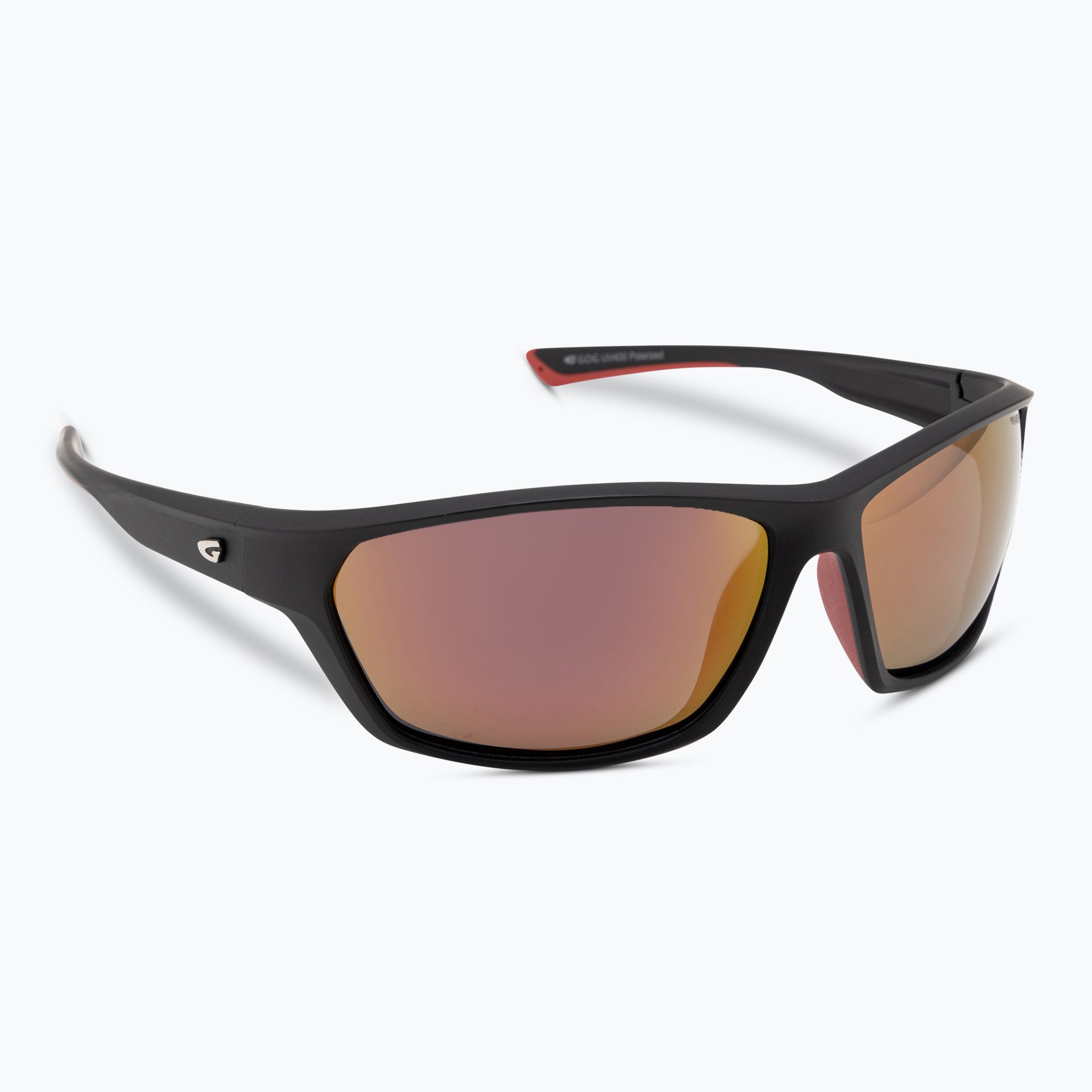 Okulary przeciwsłoneczne GOG Chinook matt black/red/red mirror 