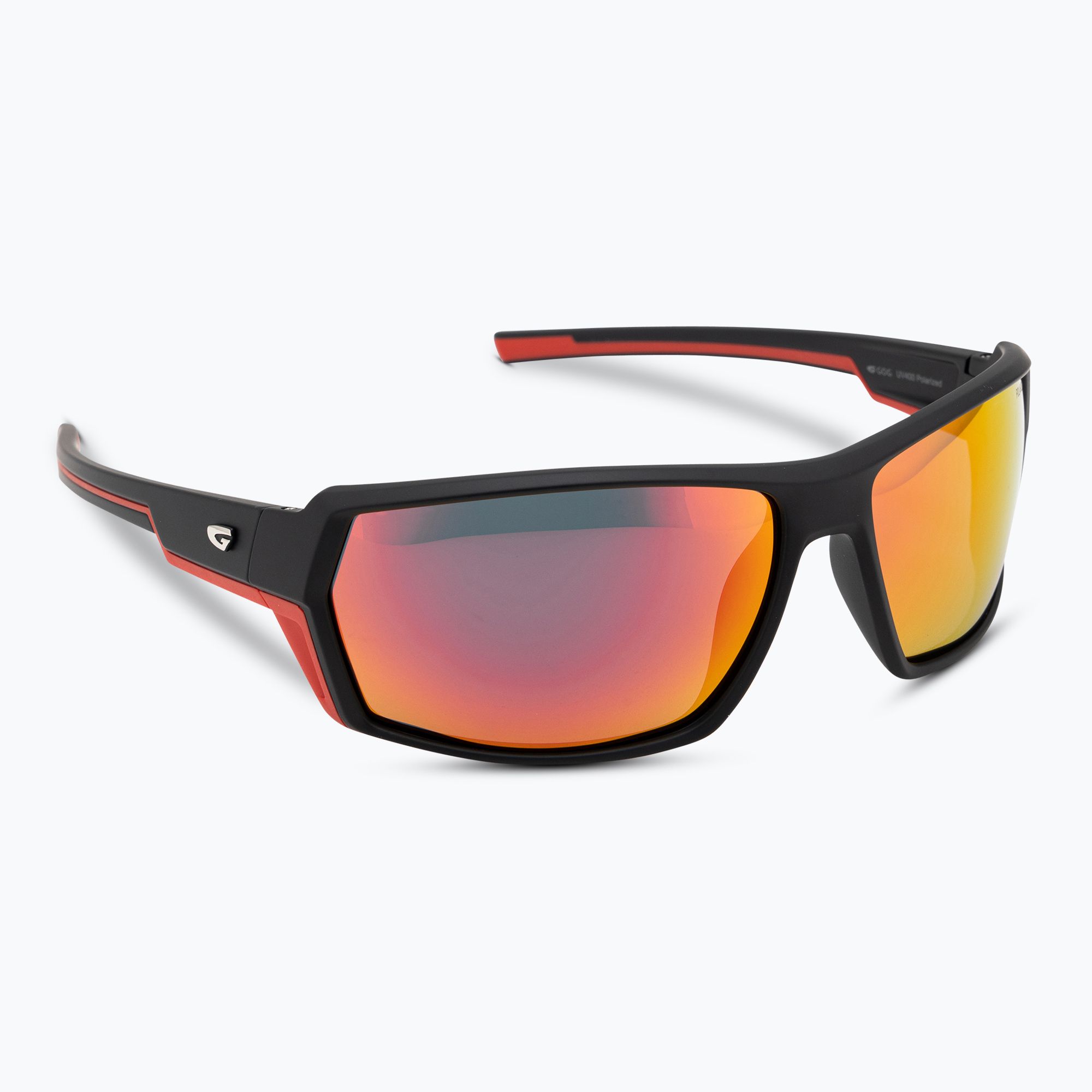 Okulary przeciwsłoneczne GOG Mistral matt black/red/polychromatic red 