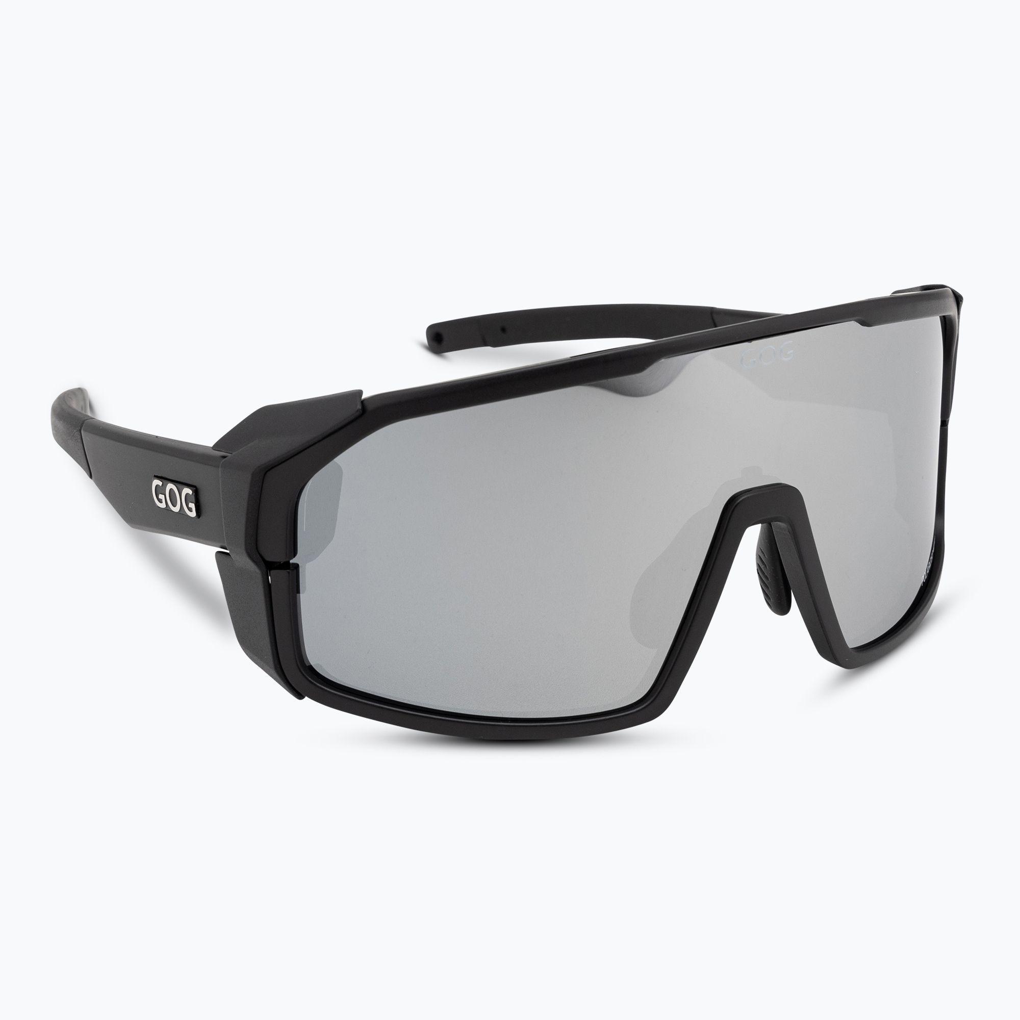 Okulary przeciwsłoneczne GOG Annapurna matt black/silver mirror 