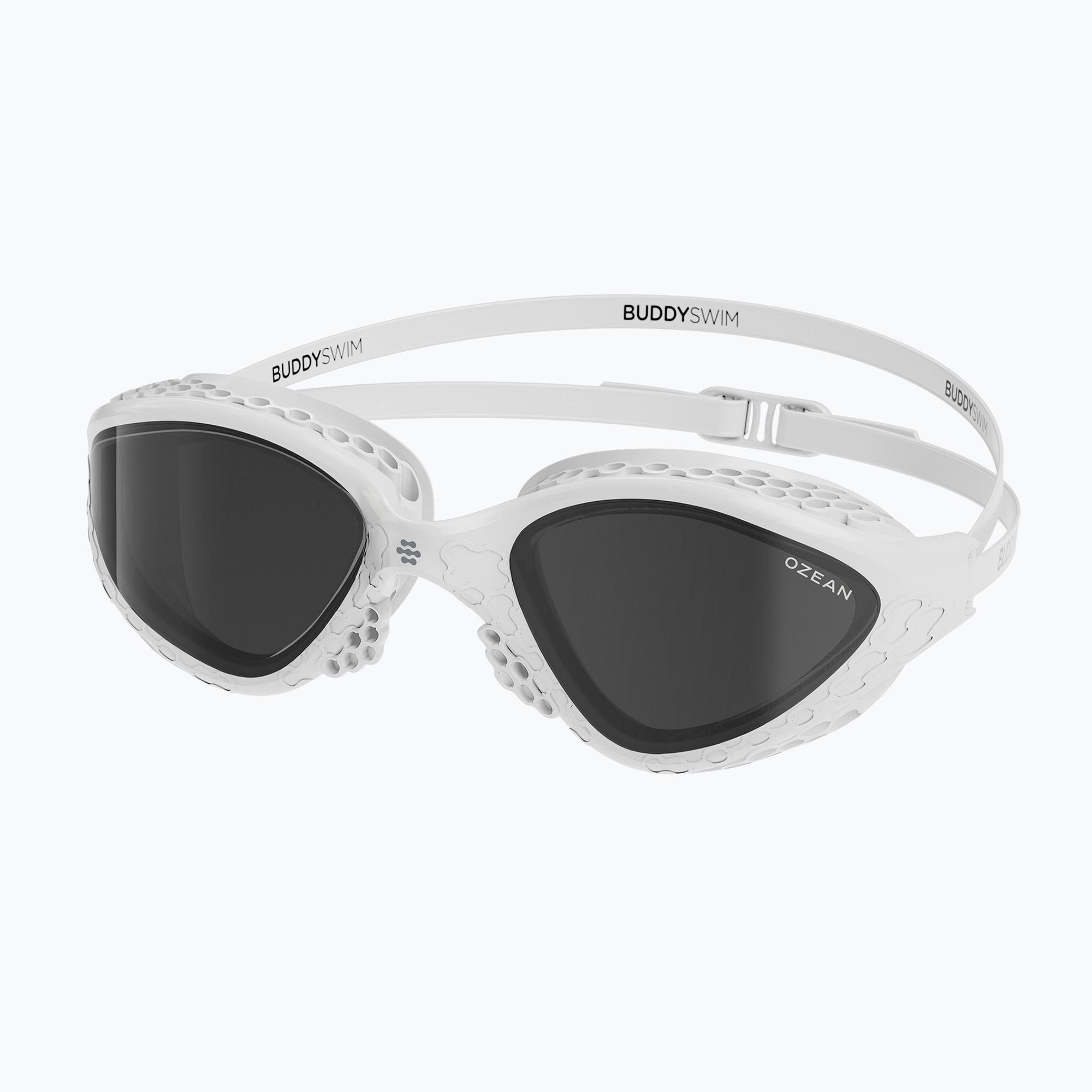 Okulary do pływania BuddySwim Ozean white/smoke 