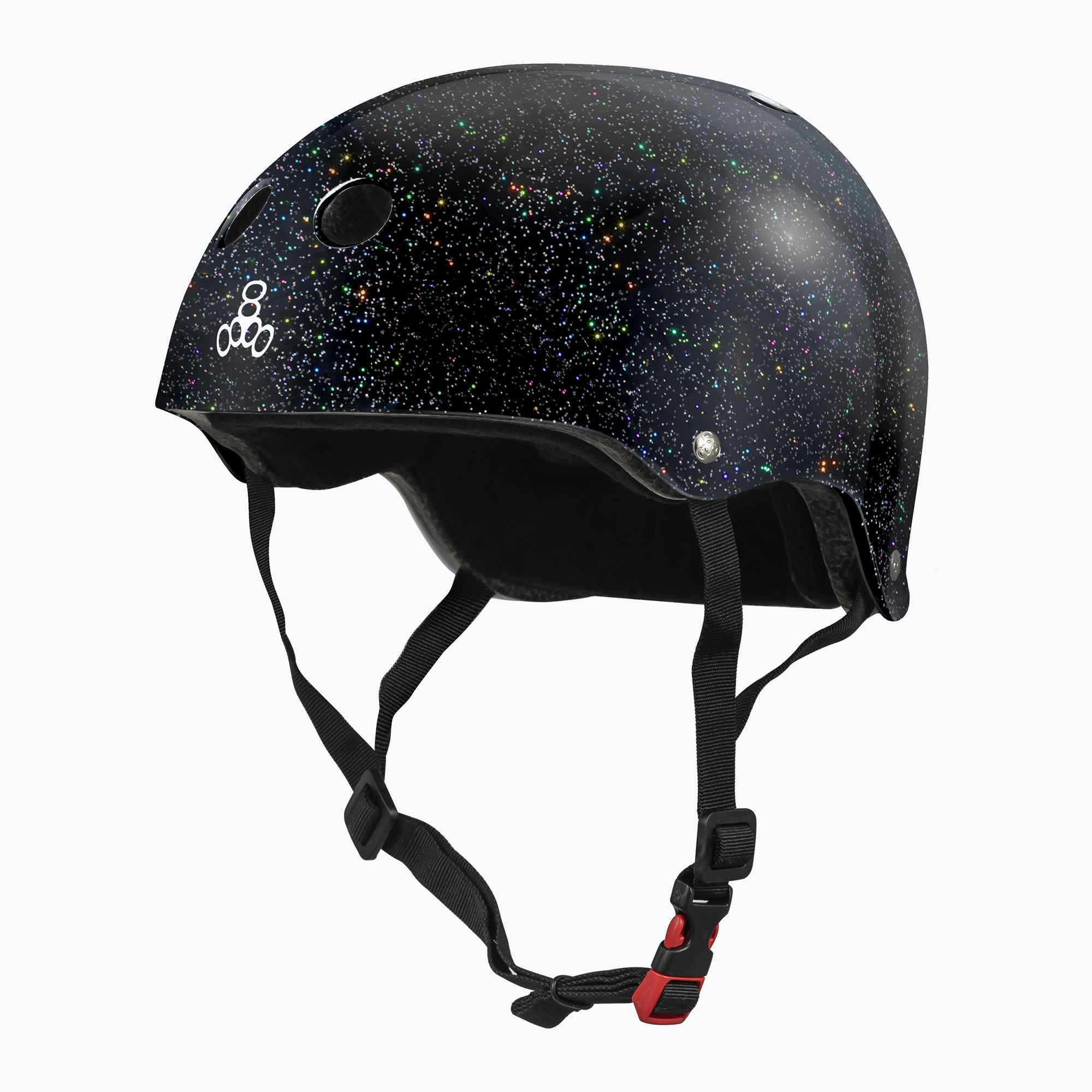 Kask Triple Eight The Certified Sweatsaver black glitter 