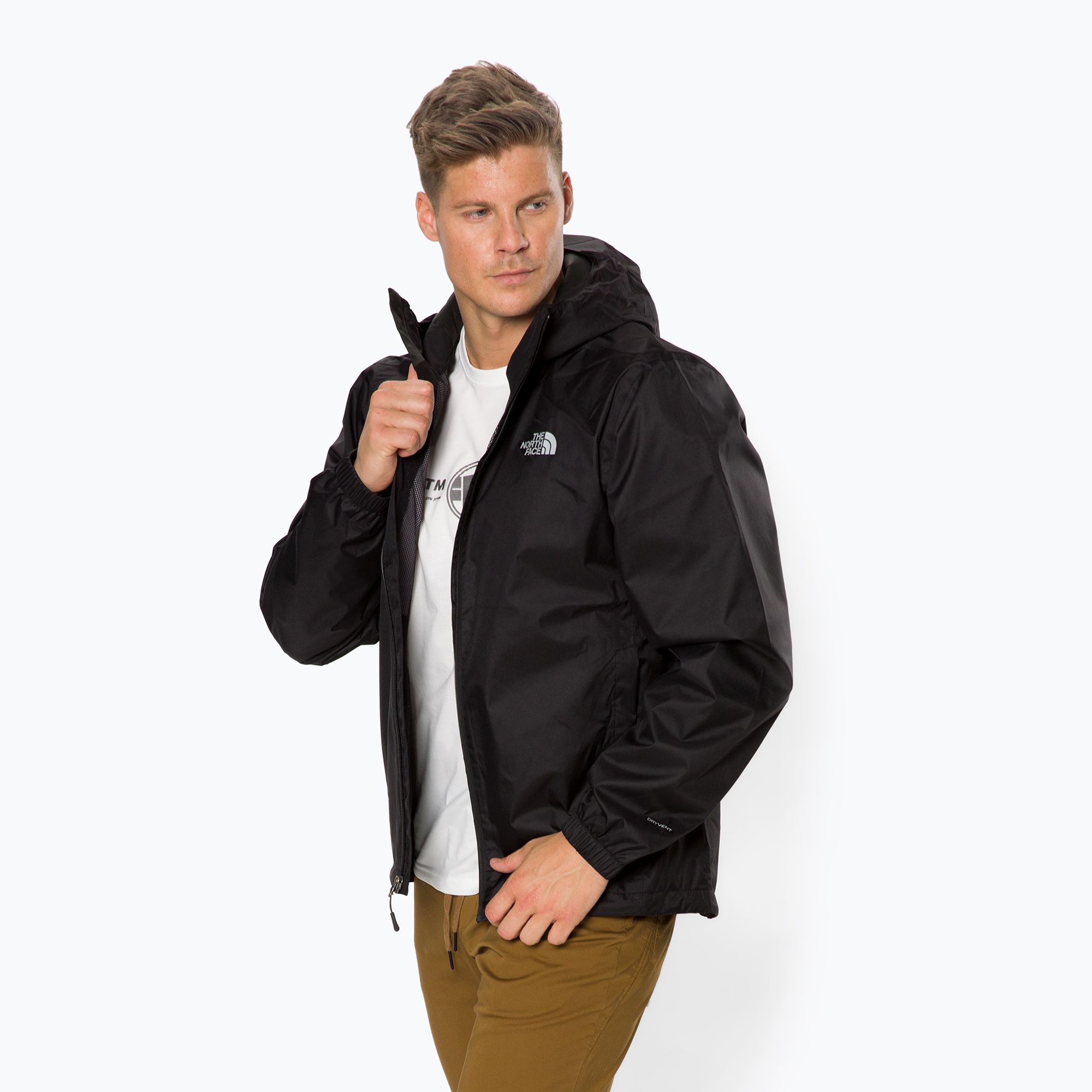 Kurtka przeciwdeszczowa męska The North Face Quest black 