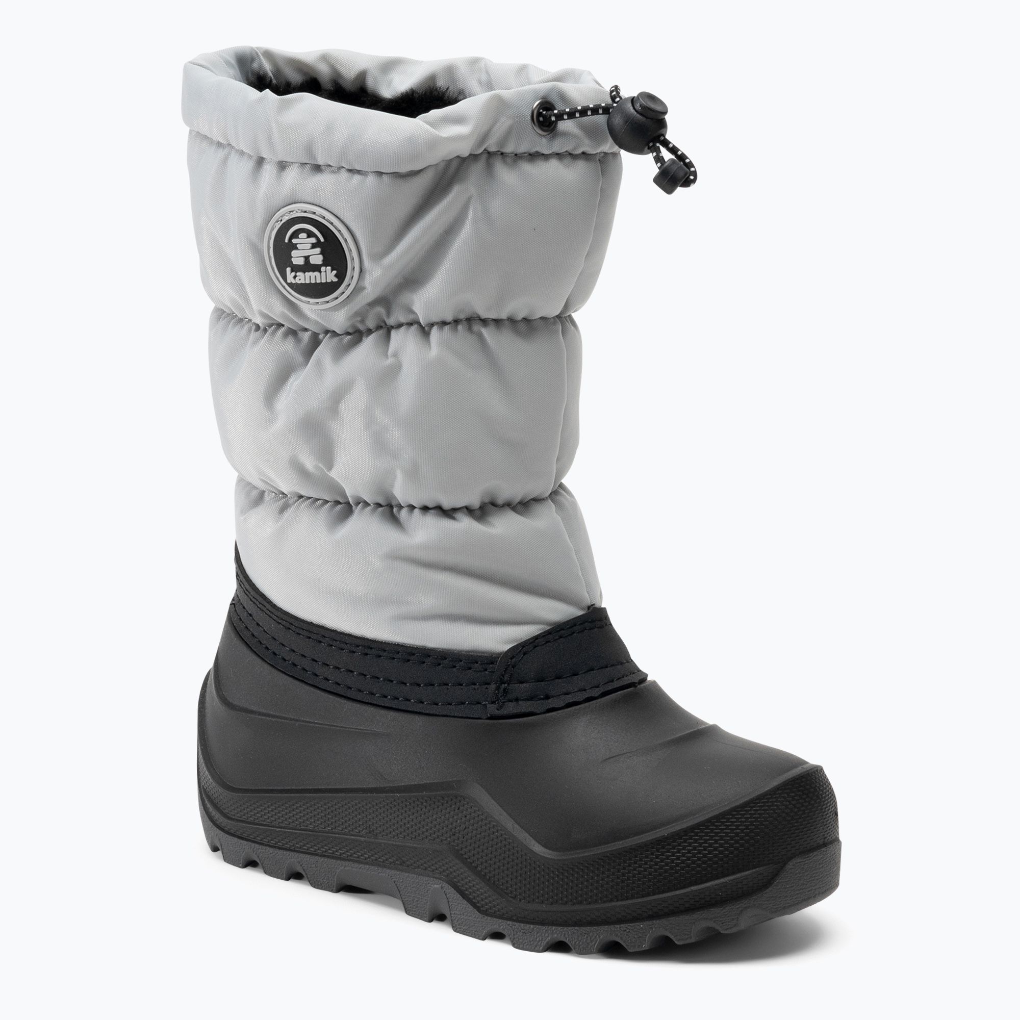 Śniegowce dziecięce Kamik Snowcozy light grey 