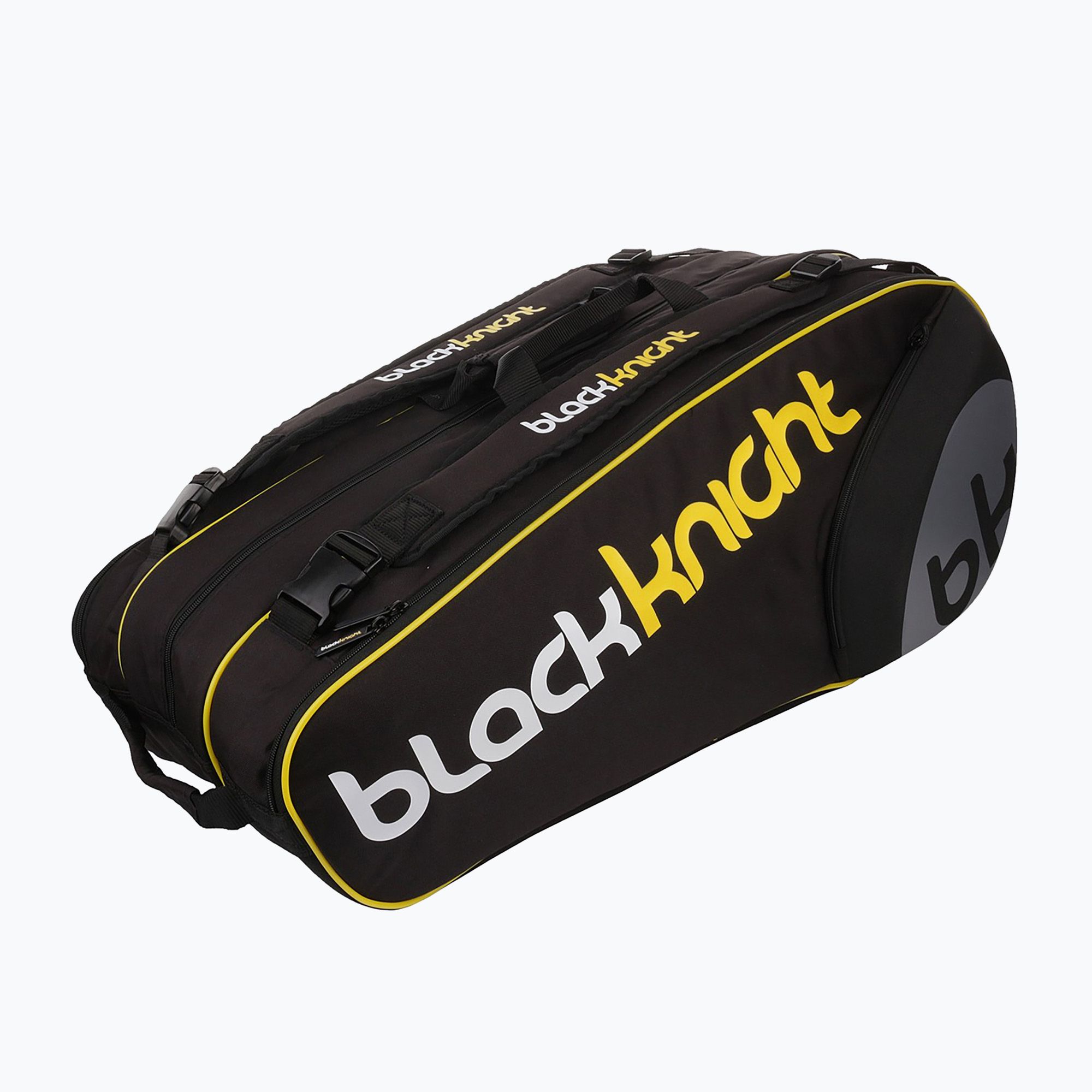 Torba do squasha Black Knight Pro Series Tour 12R black/yellow 