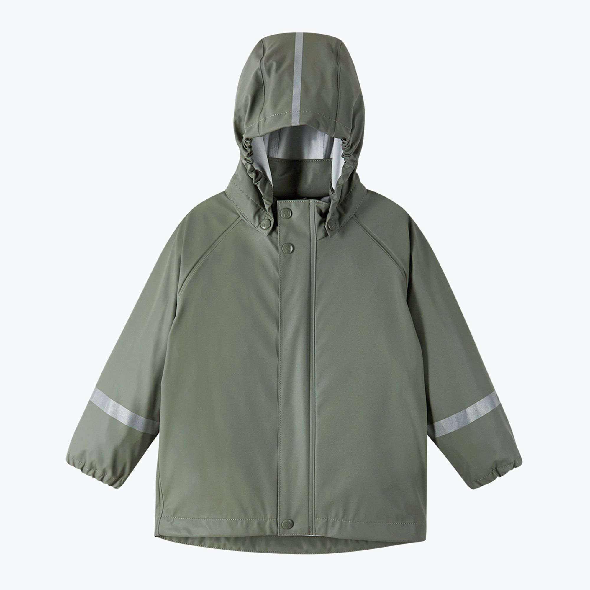 Kurtka przeciwdeszczowa dziecięca Reima Lampi greyish green 