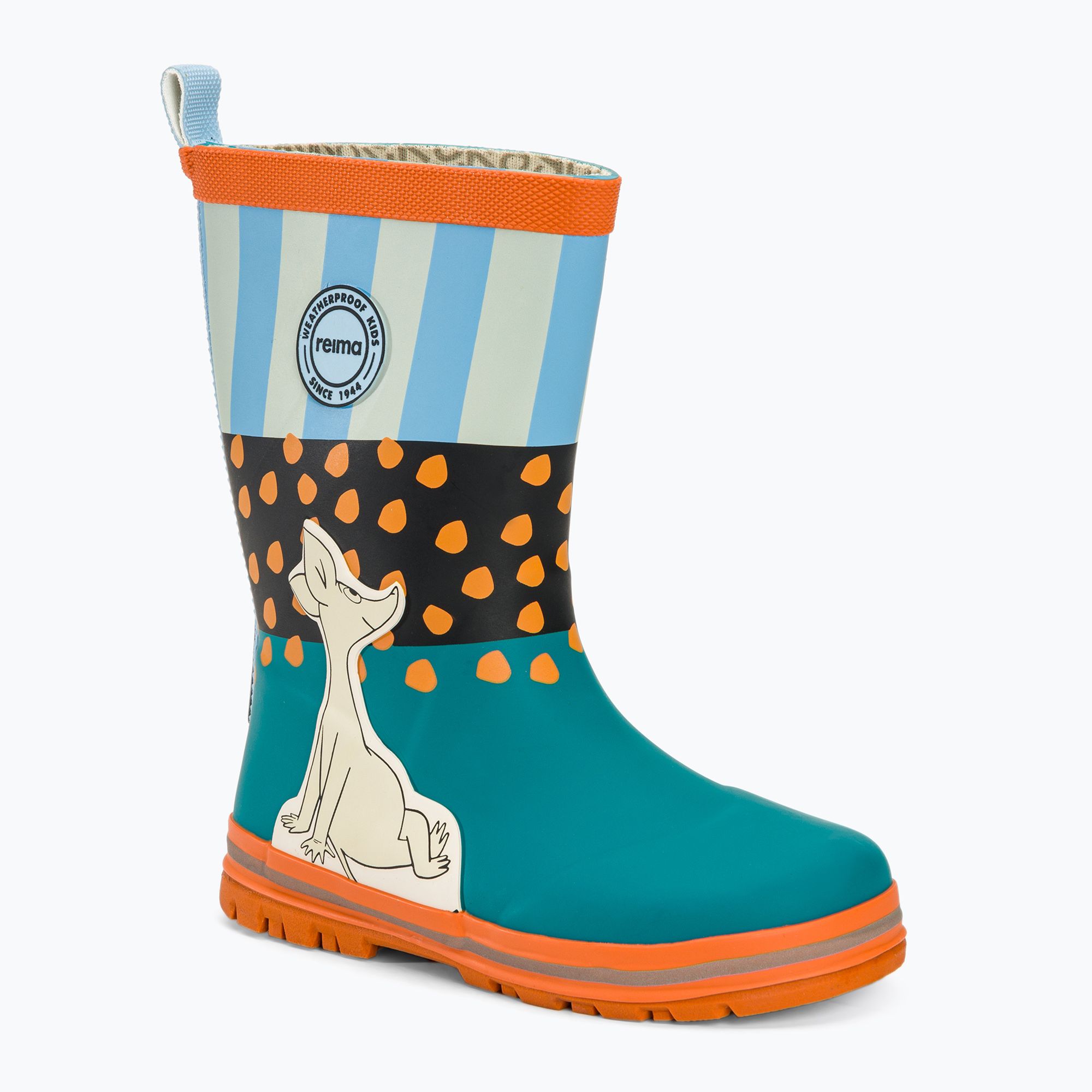 Kalosze dziecięce Reima Magisk Moomin dark orange 