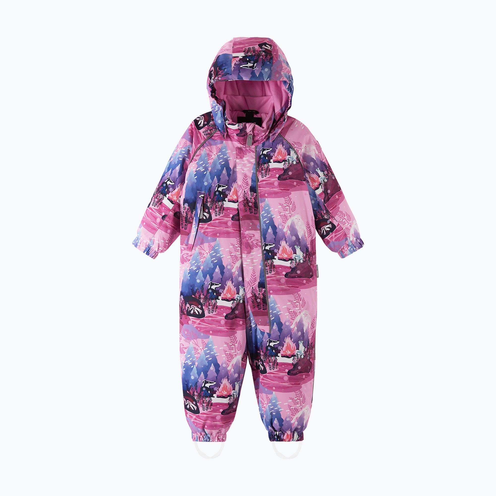 Kombinezon narciarski dziecięcy Reima Langnes classic pink 