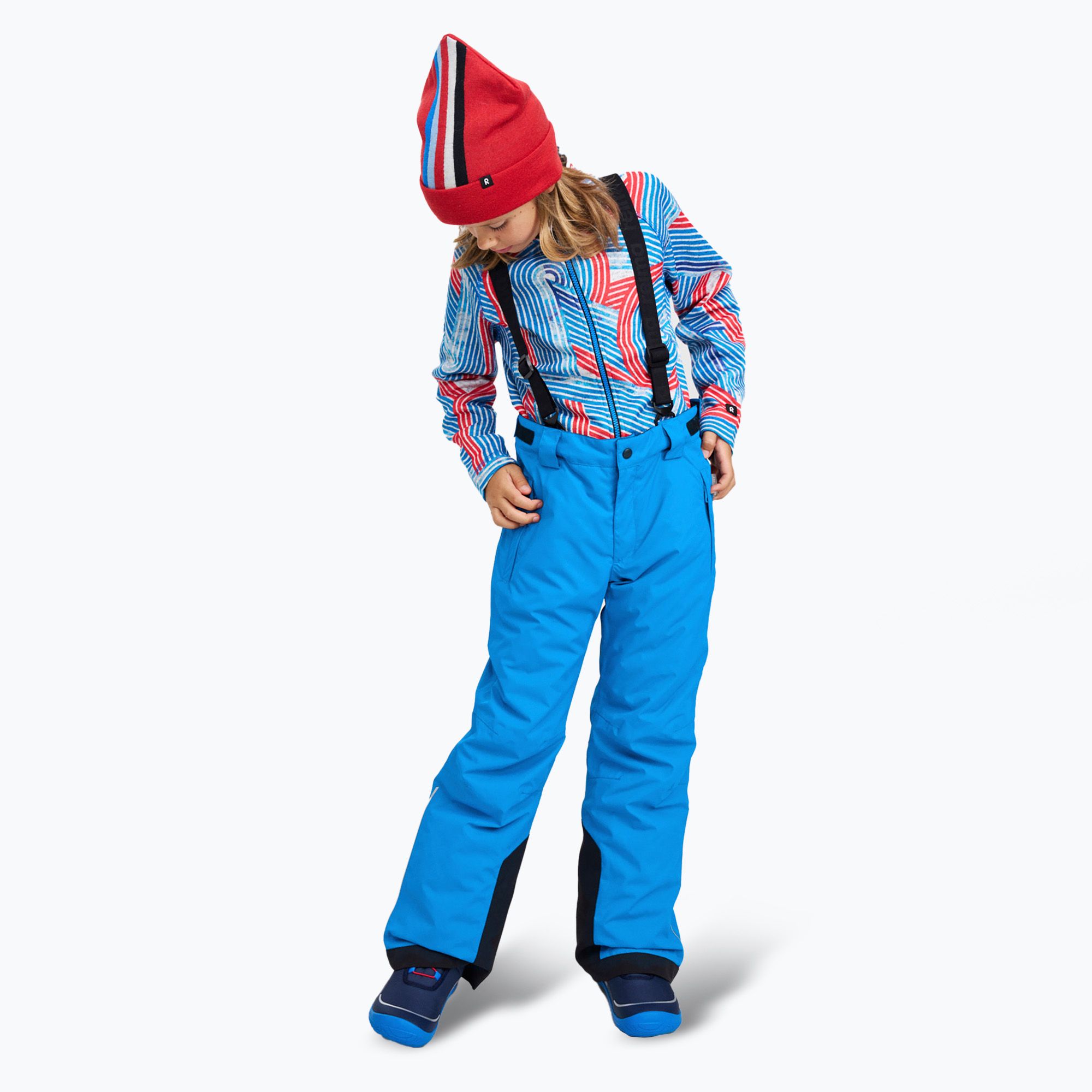 Spodnie narciarskie dziecięce Reima Wingon bright blue 