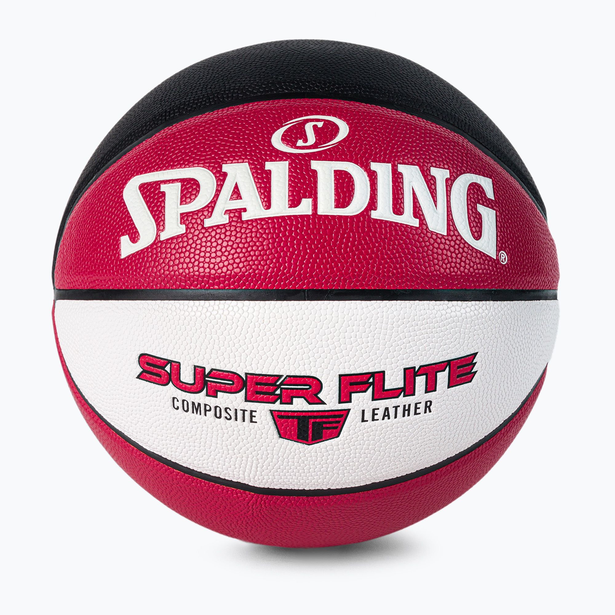 Piłka do koszykówki Spalding Super Flite czerwona/biała/czarna rozmiar 7 