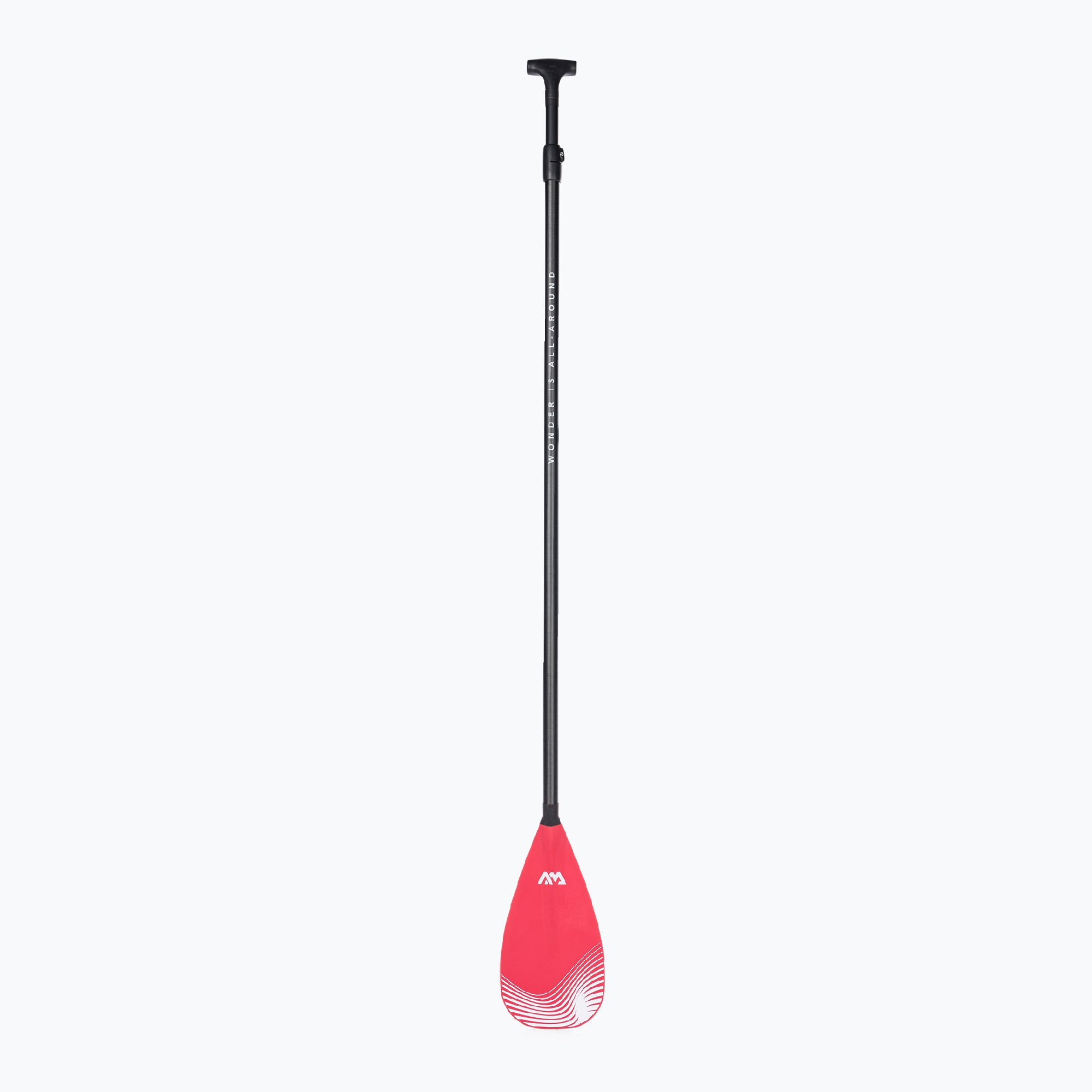 Wiosło SUP 3-częściowe Aqua Marina Pastel Adjustable Fiberglass/Carbon pink 