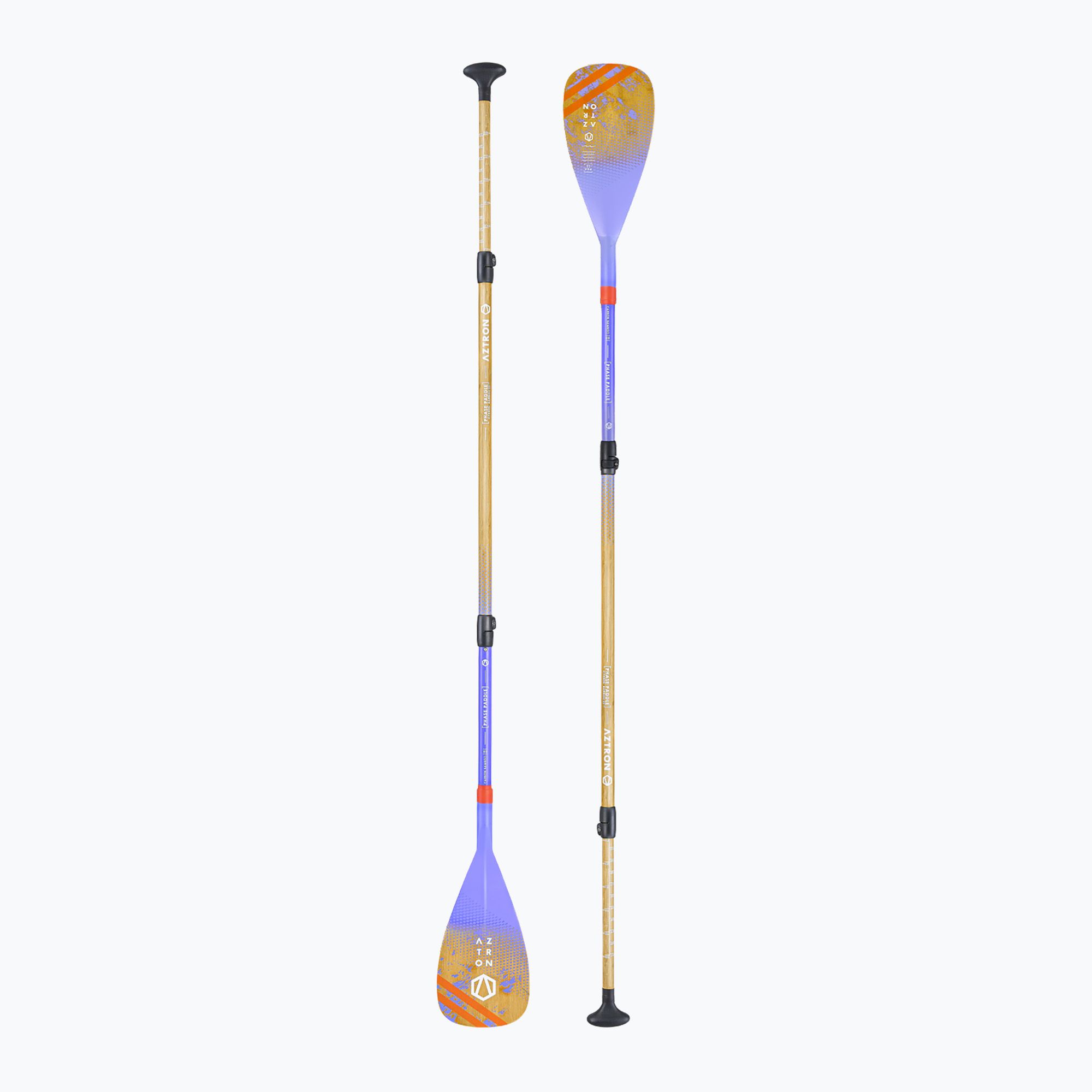 Wiosło SUP 3-częściowe Aztron Phase Bamboo Carbon 