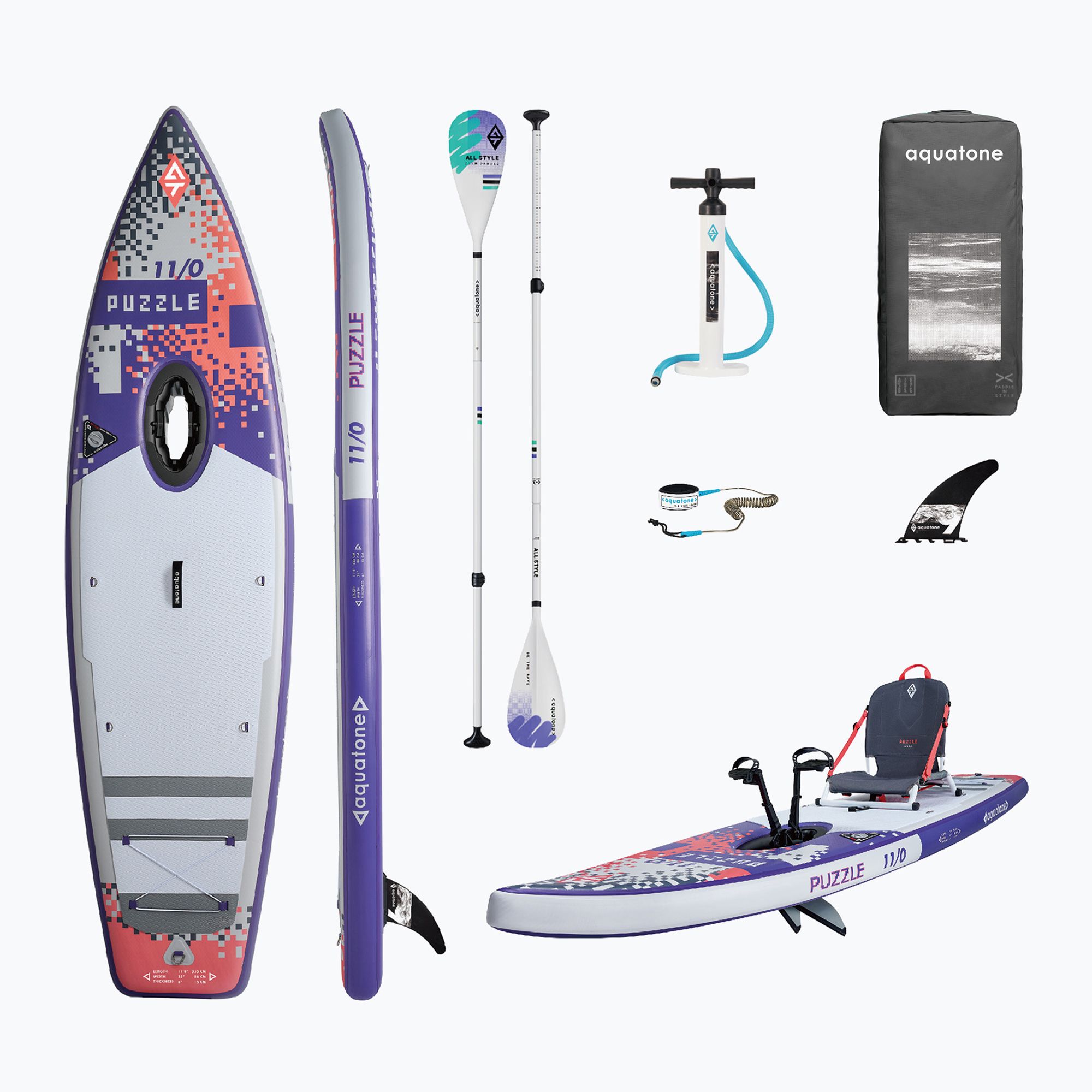 Deska SUP Aquatone Puzzle 11'0