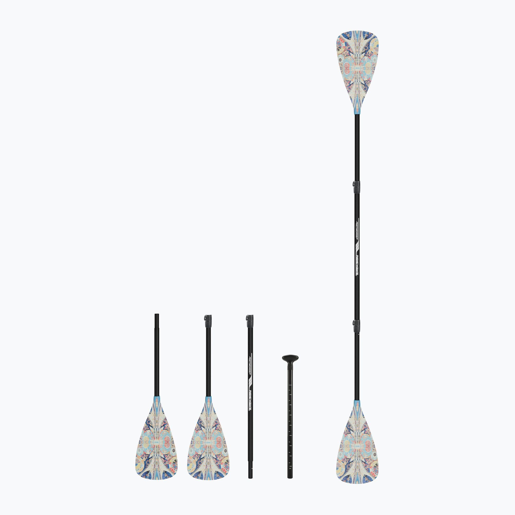 Wiosło SUP/Kayak 4-częściowe RIDEWAVE Conquerbrace Combo 