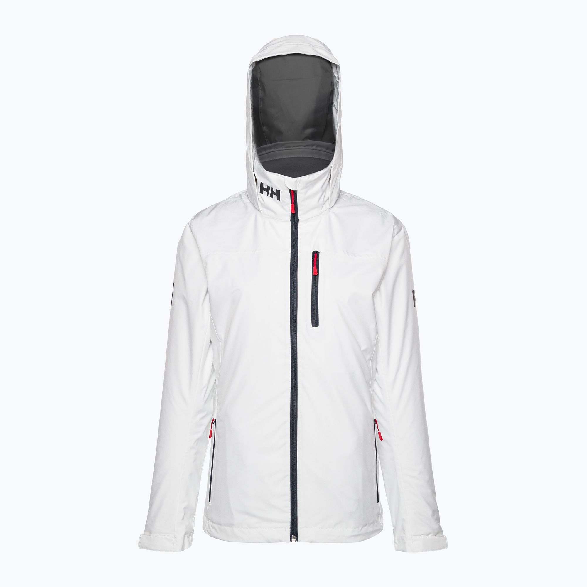 Kurtka żeglarska damska Helly Hansen Crew Hooded Midlayer white 