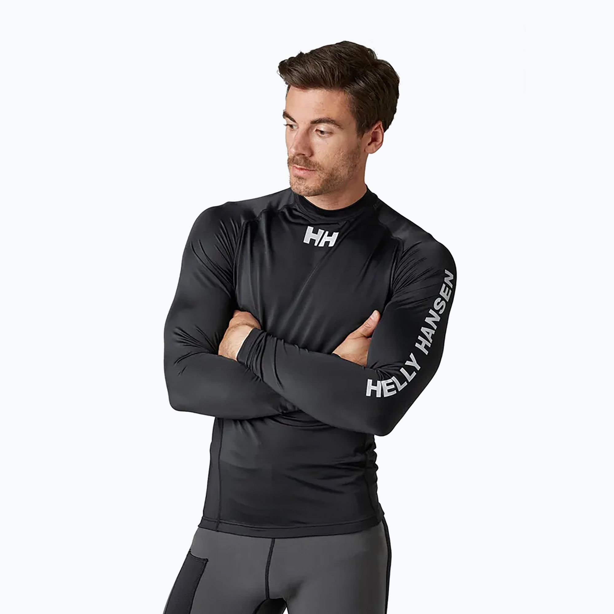 Longsleeve męski Helly Hansen Waterwear Rashguard black 