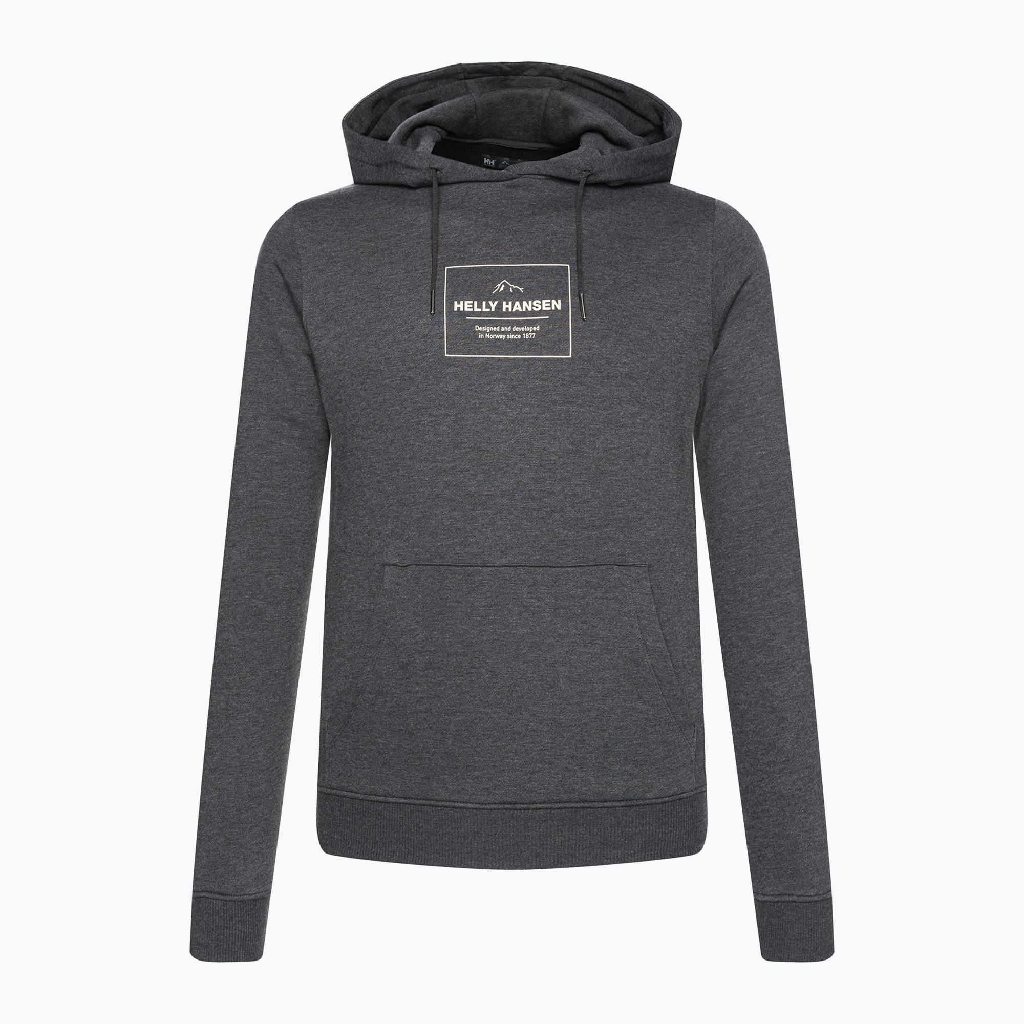 Bluza męska Helly Hansen F2F Organic Cotton Hoodie ebony melange 
