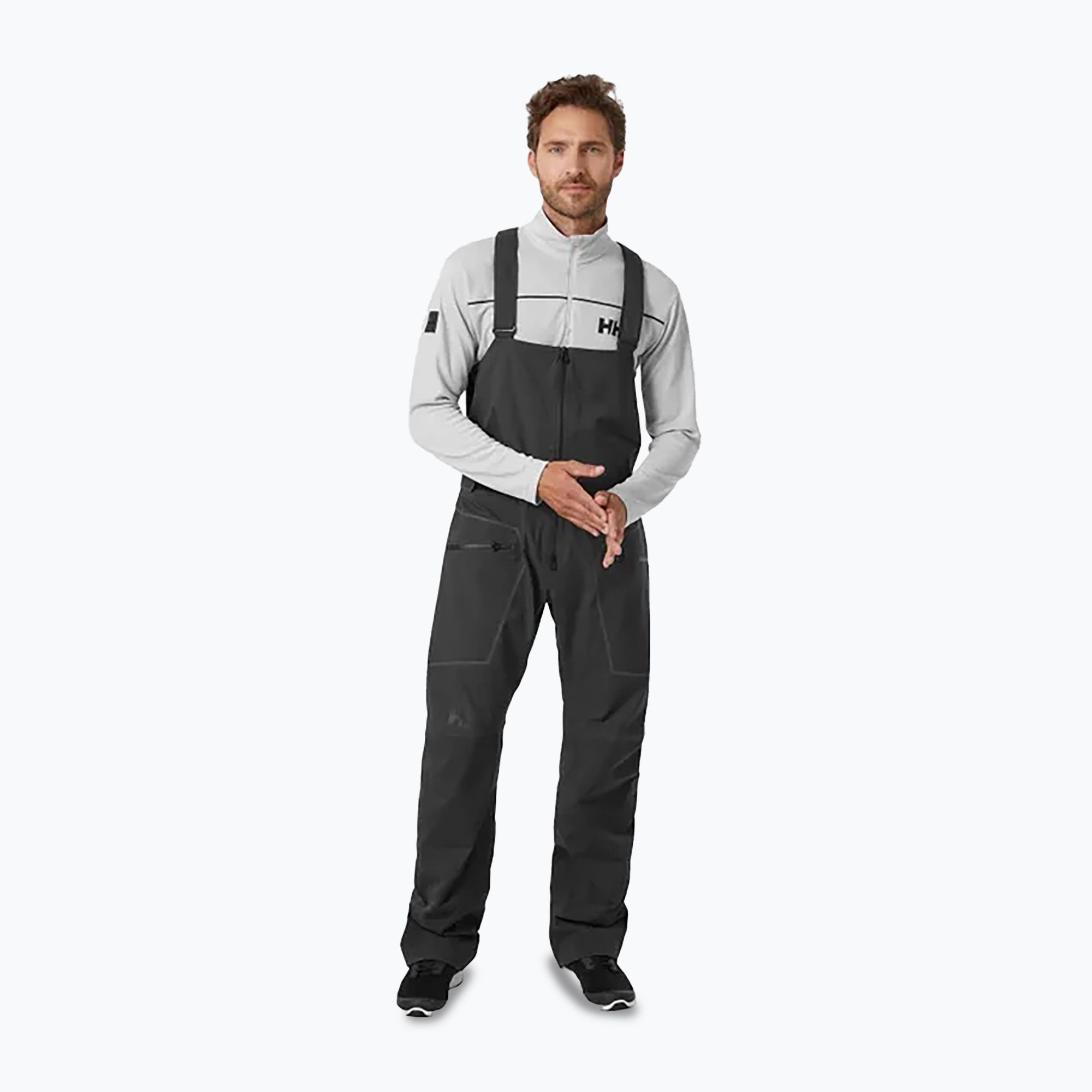 Spodnie żeglarskie męskie Helly Hansen HP Foil Pro Bib ebony 