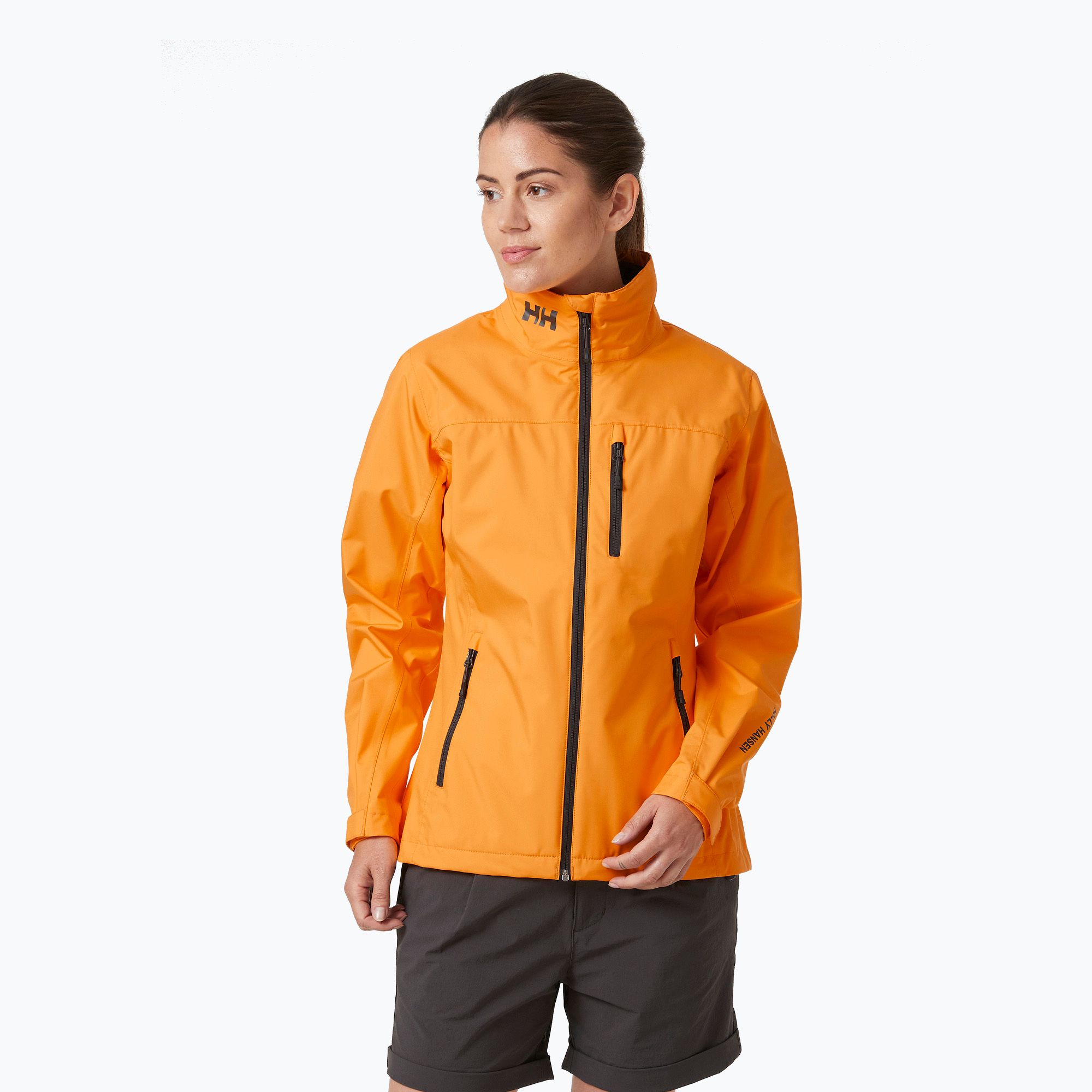 Kurtka żeglarska damska Helly Hansen Crew orange sorbet 