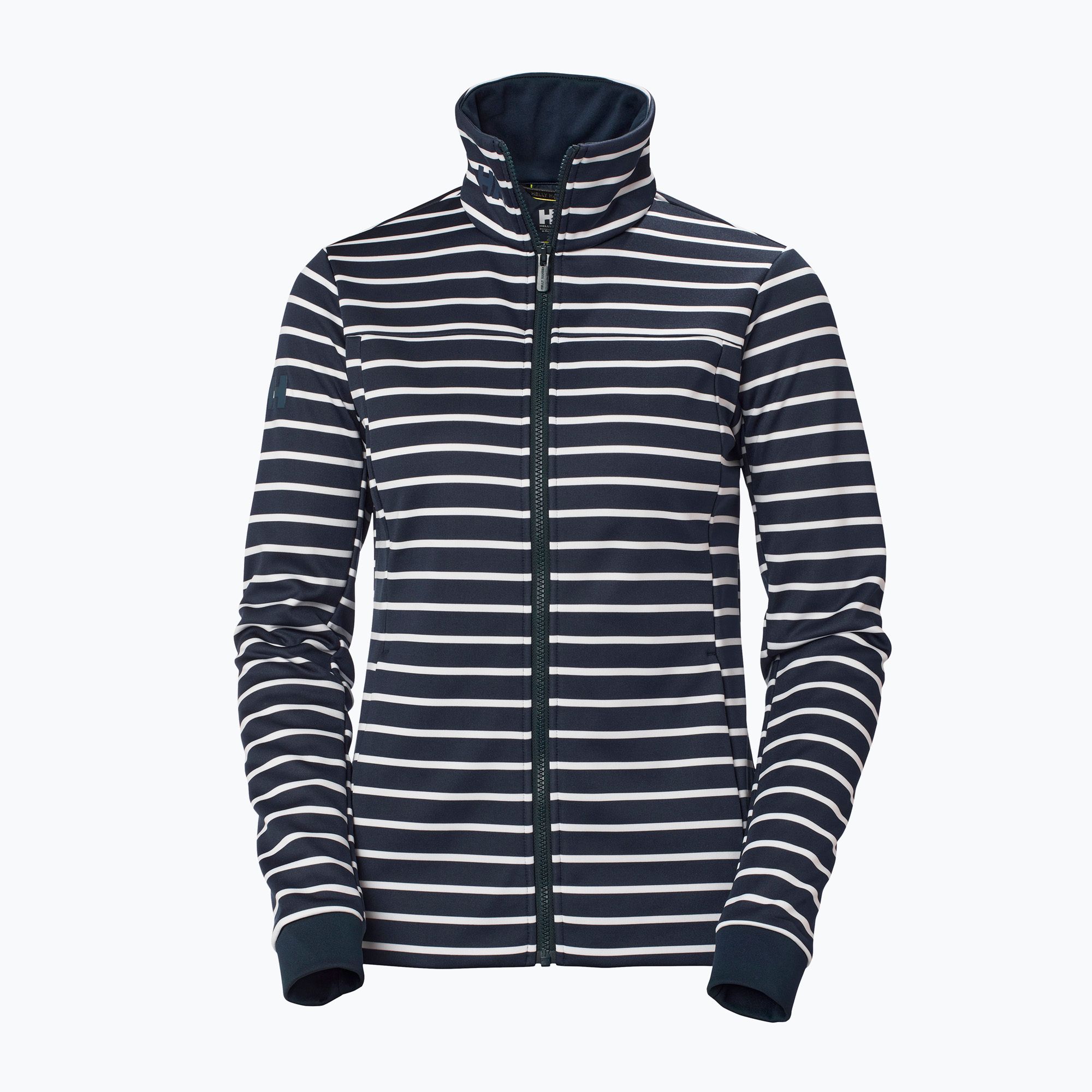 Bluza żeglarska damska Helly Hansen Crew Fleece navy stripe 