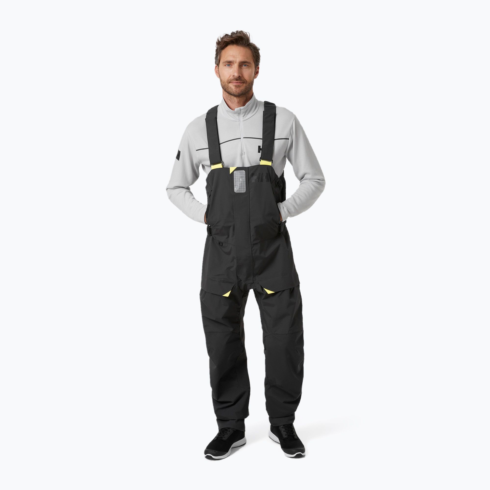 Spodnie żeglarskie męskie Helly Hansen Skagen Offshore Bib ebony 