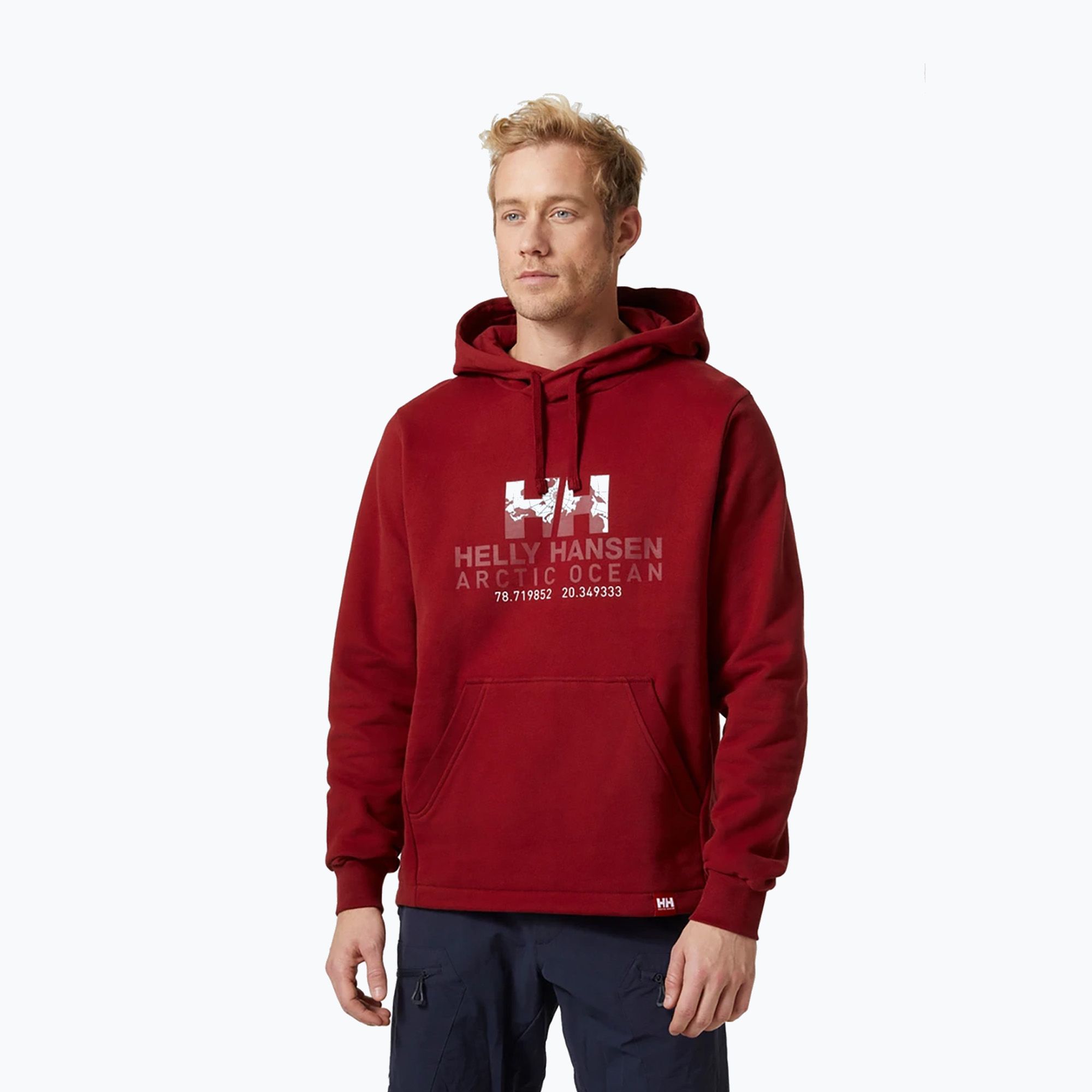 Bluza męska Helly Hansen Arctic Ocean Hoodie oxblood 