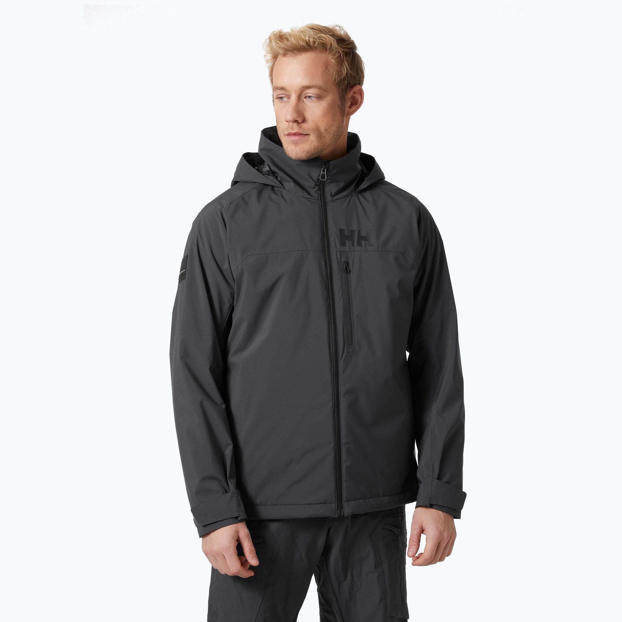 Kurtka żeglarska męska Helly Hansen Hp Racing Lifaloft Hooded ebony 