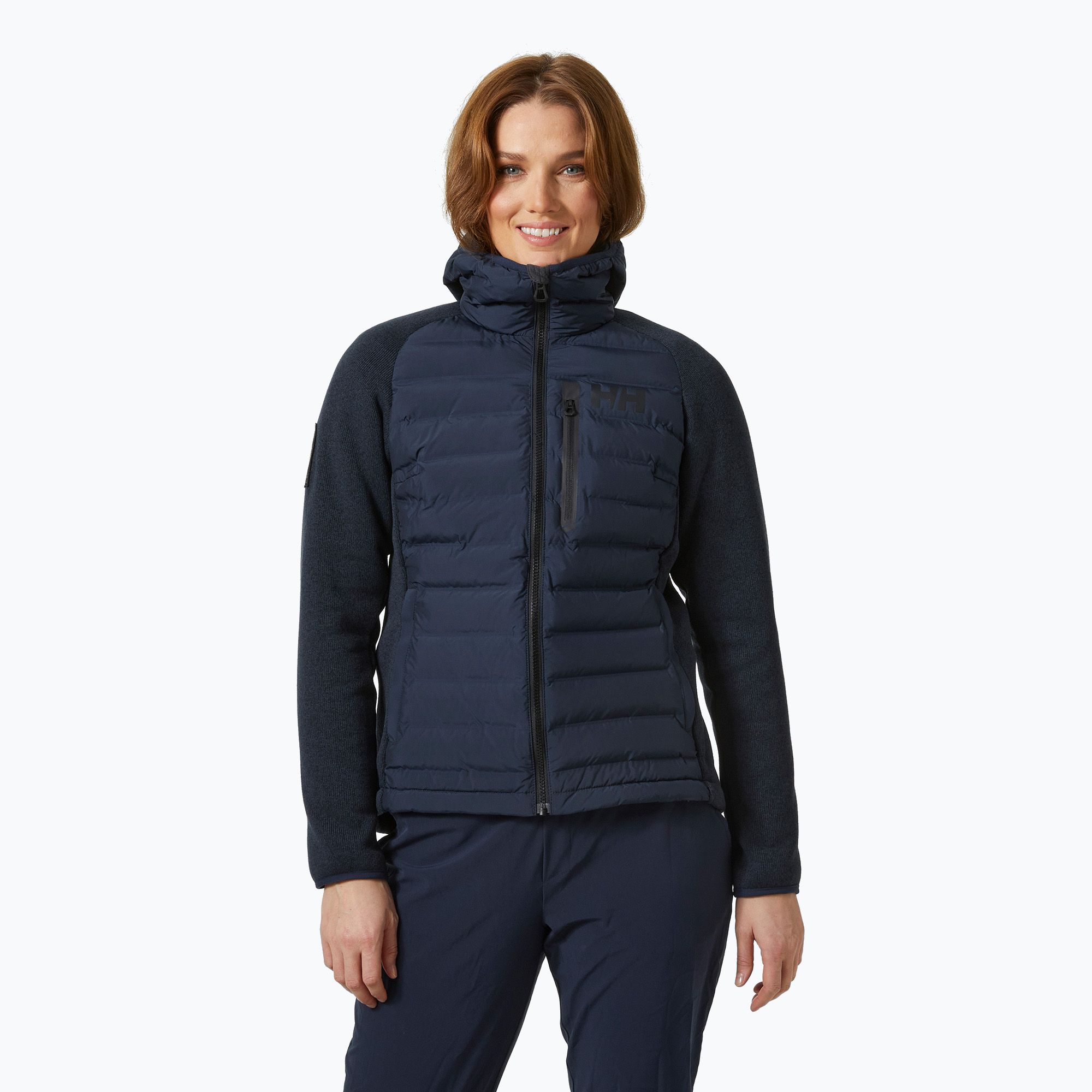 Kurtka żeglarska damska Helly Hansen Arctic Ocean Hybrid Insulator navy 