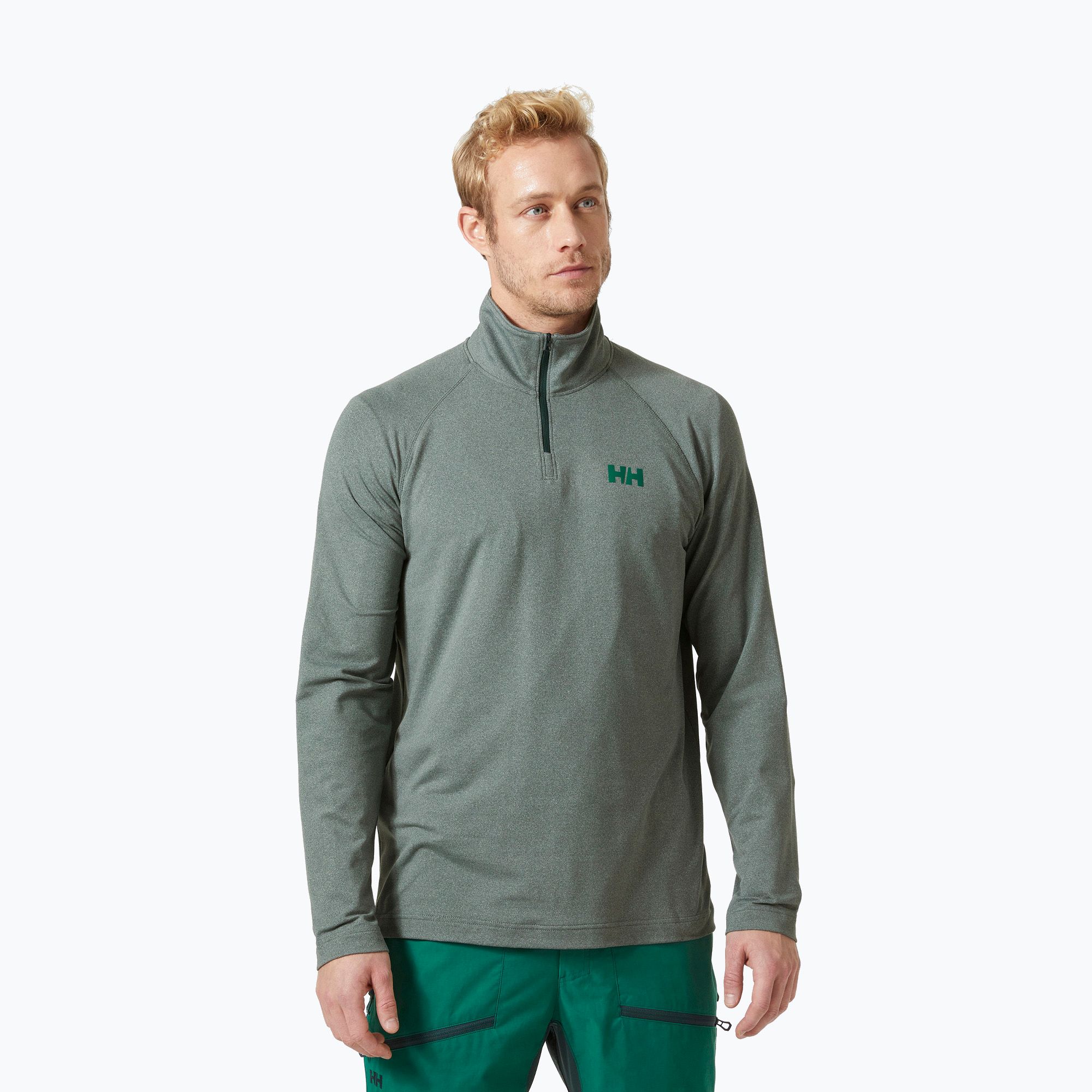 Bluza trekkingowa męska Helly Hansen Verglas 1/2 Zip darkest spruce 