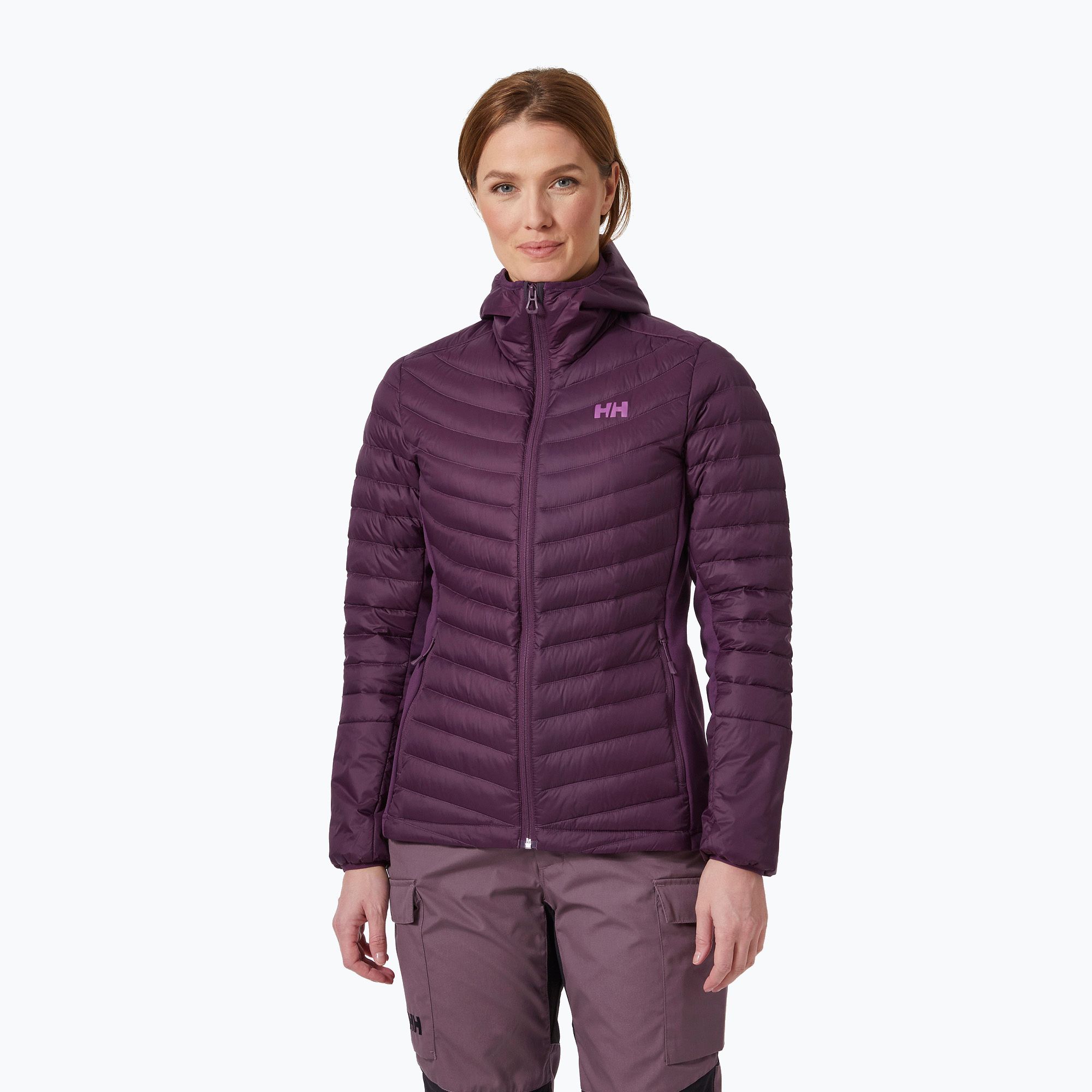 Kurtka damska Helly Hansen Verglas Hood Down Hybrid Insulator amethyst 