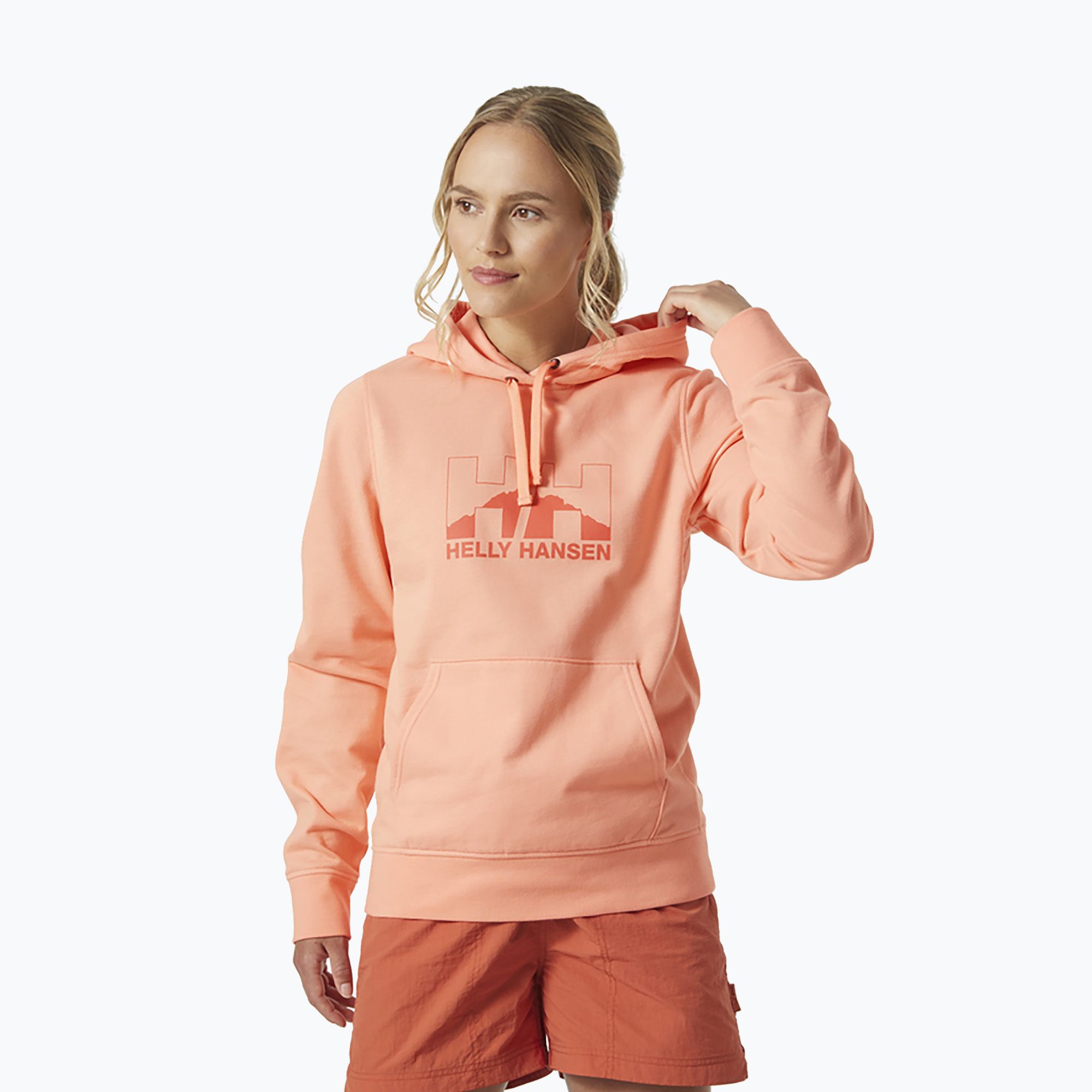Bluza damska Helly Hansen Nord Graphic Pullover Hoodie rose quartz 