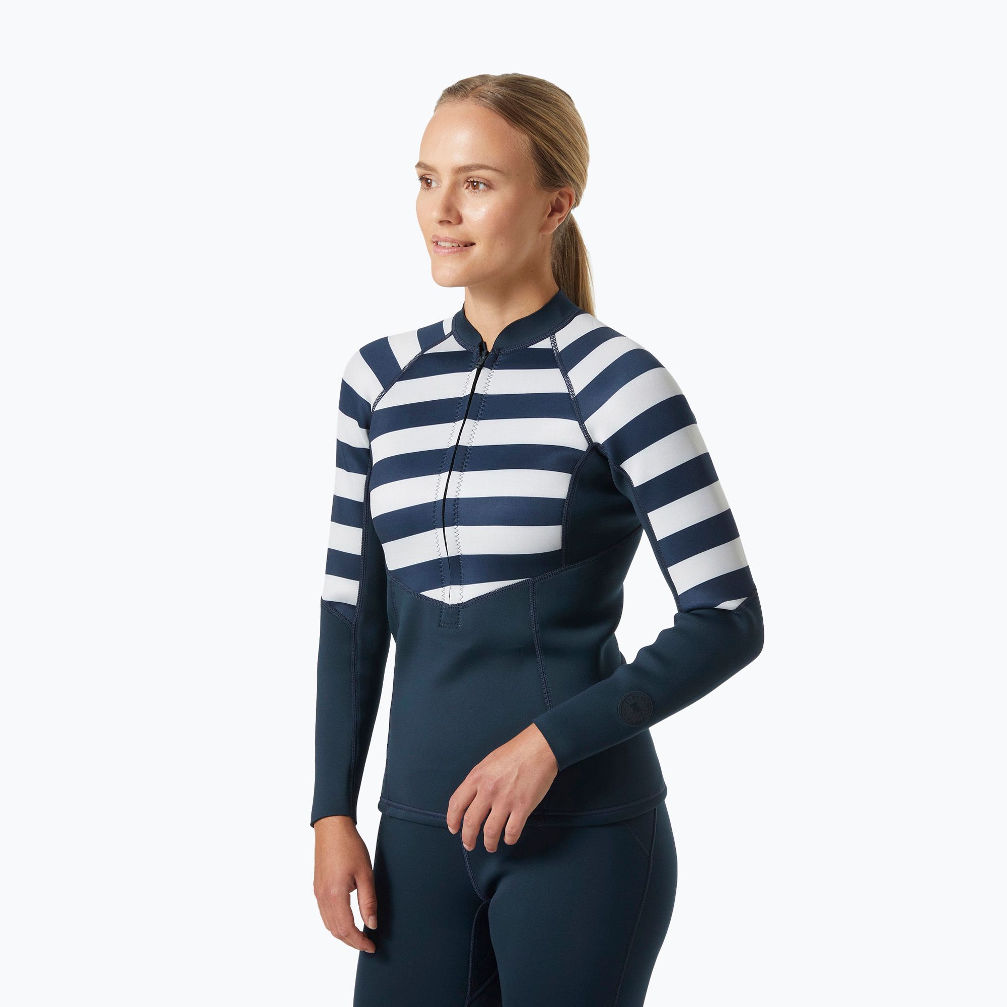 Kurtka neoprenowa damska Helly Hansen Waterwear 2.0 2 mm navy stripe 