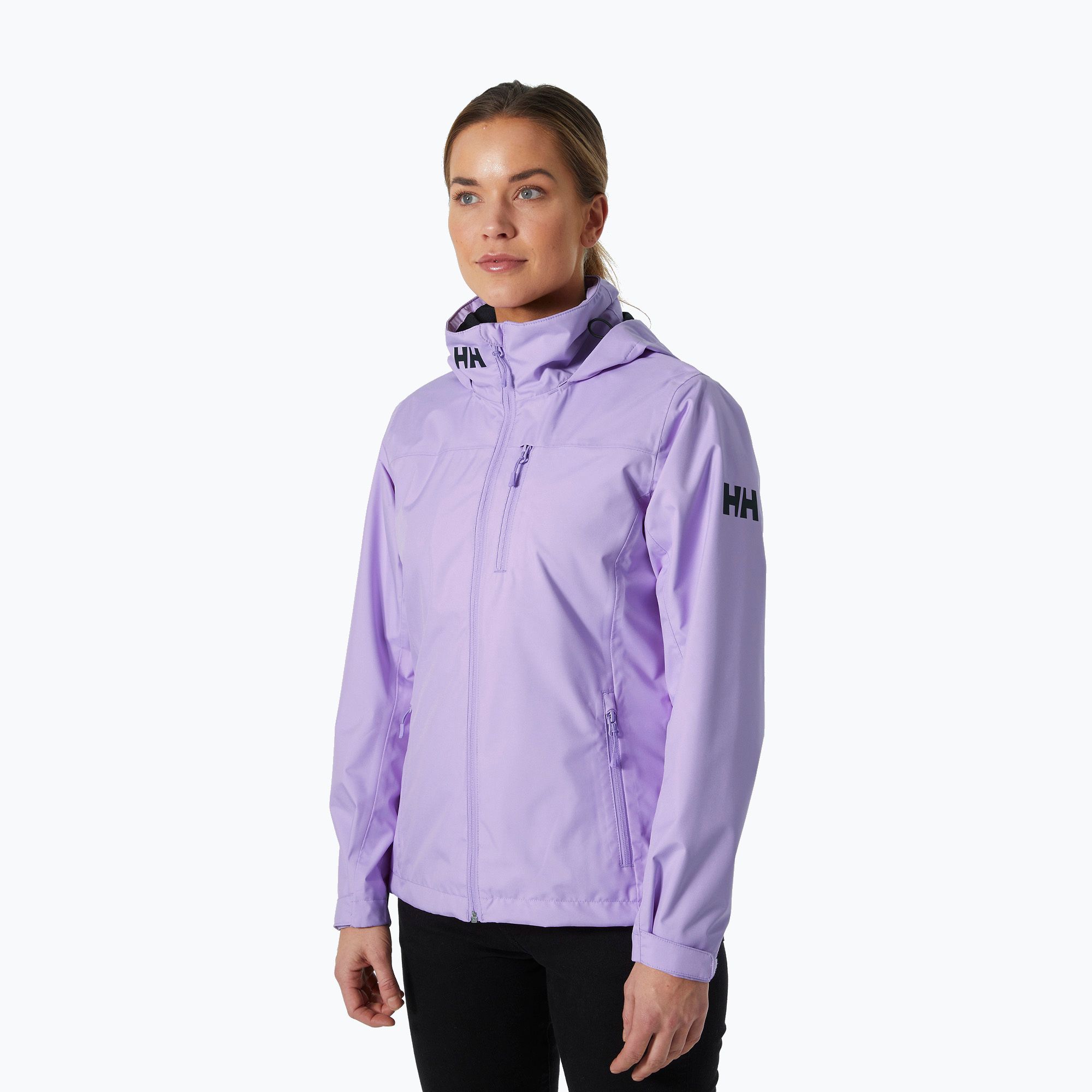 Kurtka żeglarska damska Helly Hansen Crew Hooded Midlayer heather 