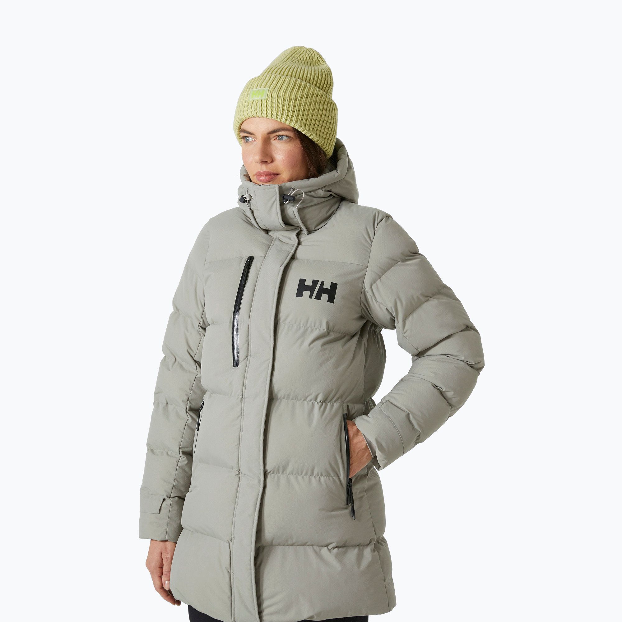 Płaszcz puchowy damski Helly Hansen Adore Puffy Parka terrazzo 