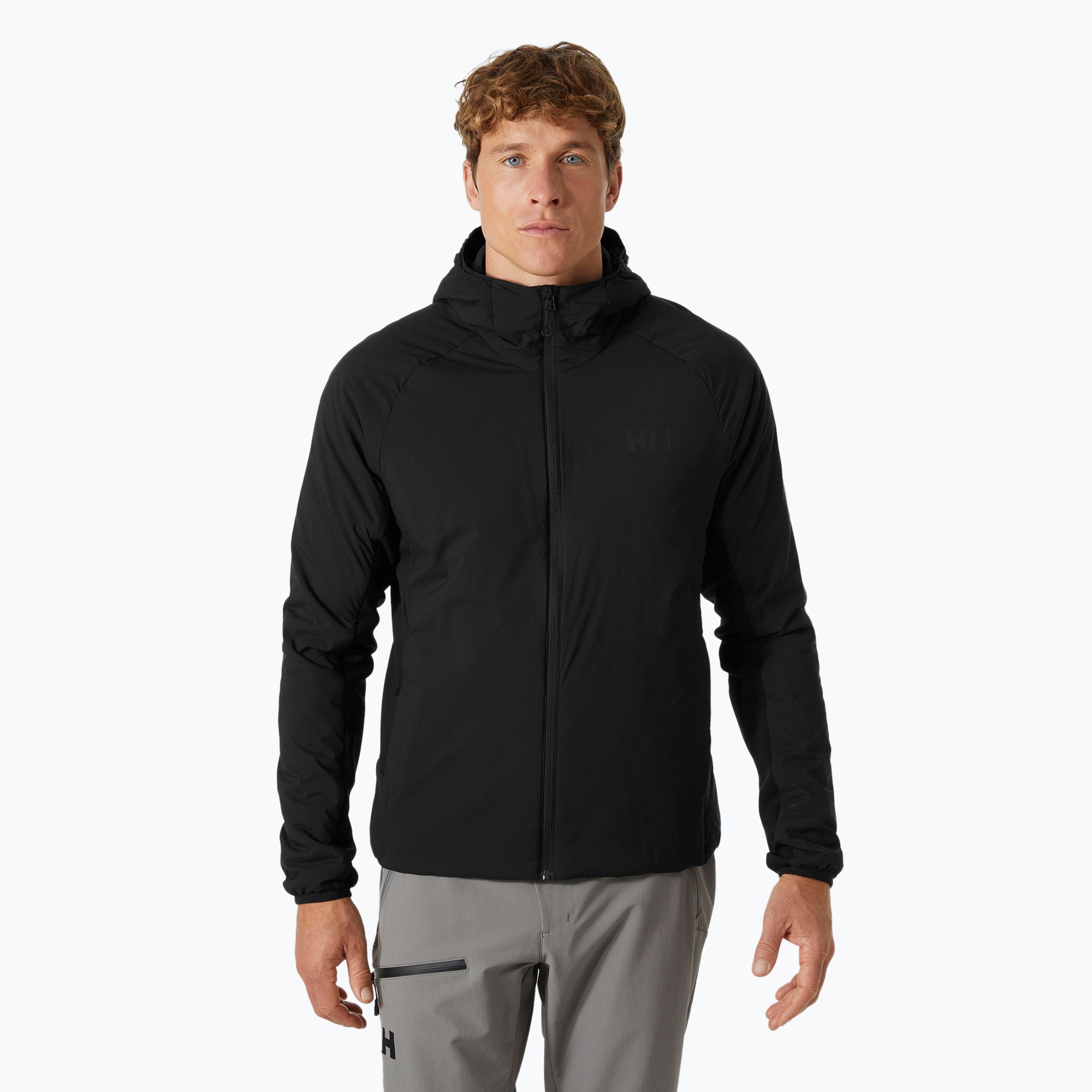 Kurtka hybrydowa męska Helly Hansen Odin Lightweight Stretch Hooded Insulator 2.0 black 