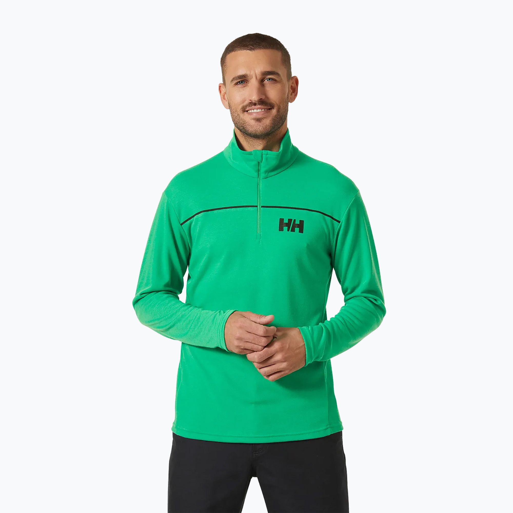 Bluza żeglarska męska Helly Hansen Hp 1/2 Zip Pullover bright green 