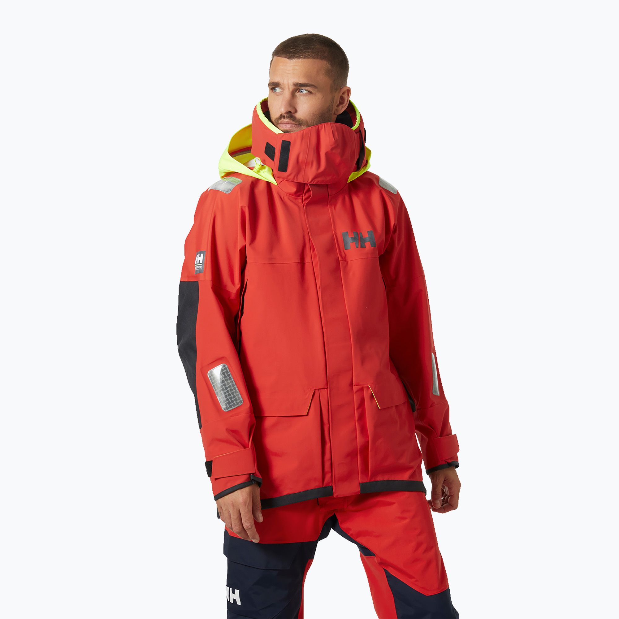 Kurtka żeglarska męska Helly Hansen Skagen Pro alert red 