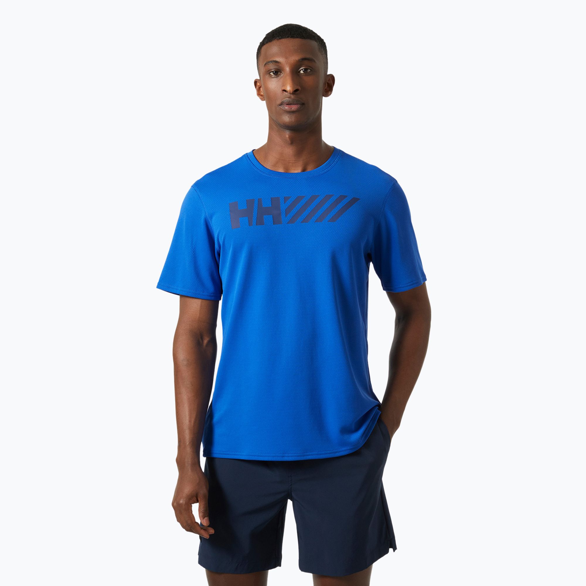 Koszulka męska Helly Hansen Lifa Tech Graphic cobalt 2.0 