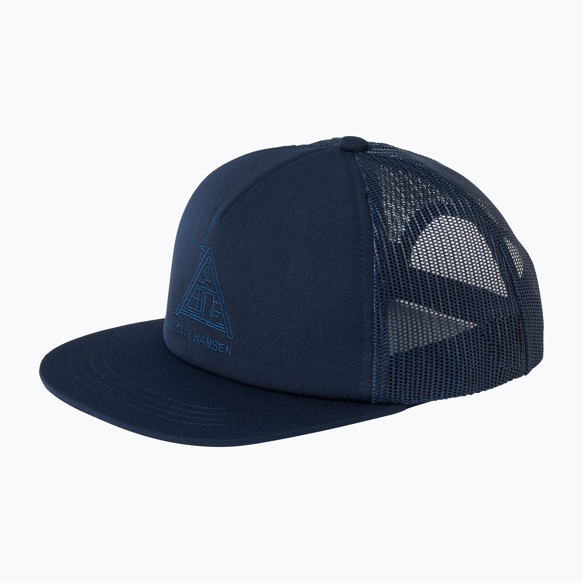 Czapka z daszkiem Helly Hansen Flatbrim Trucker navy 