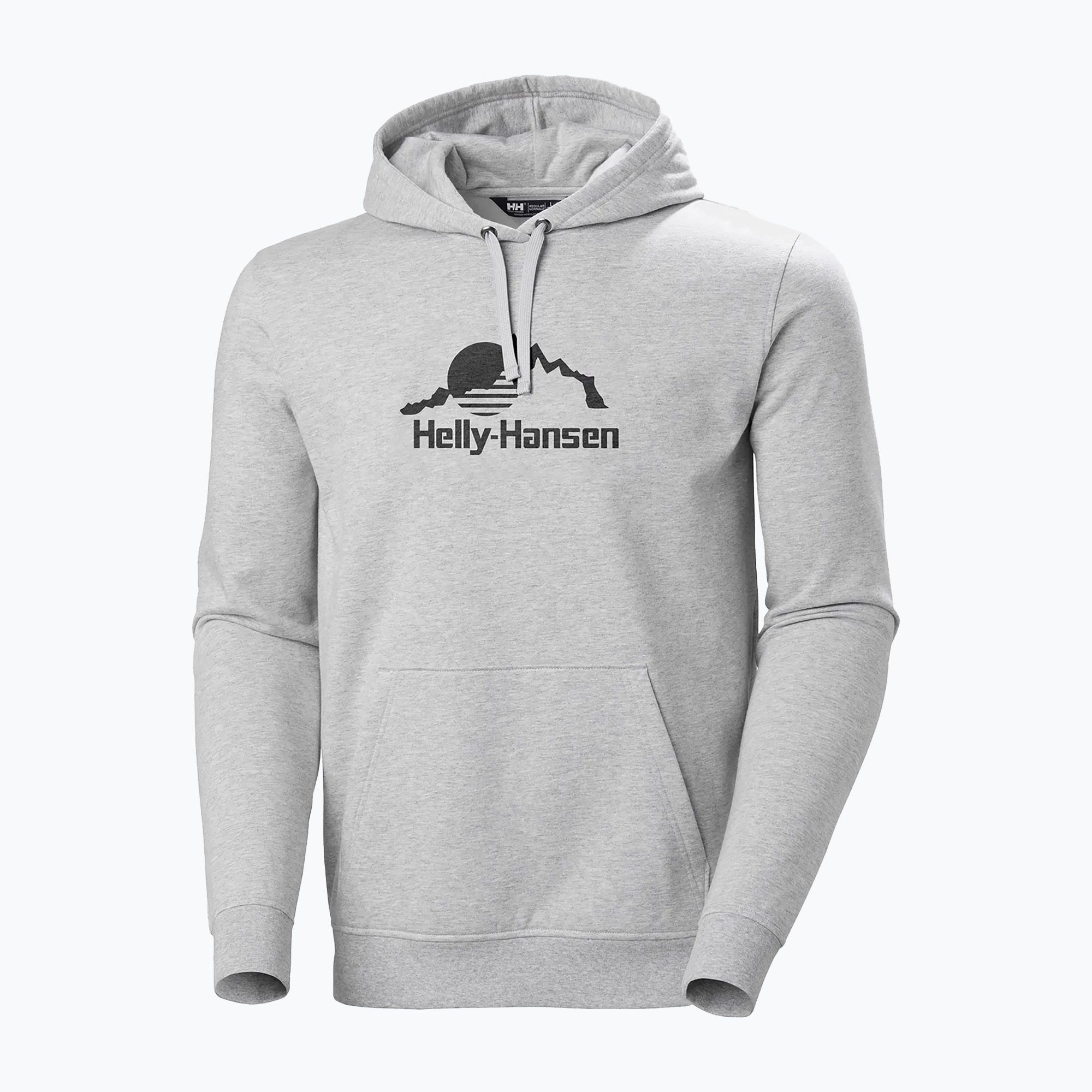 Bluza męska Helly Hansen Nord Graphic Pullover Hoodie grey melang 