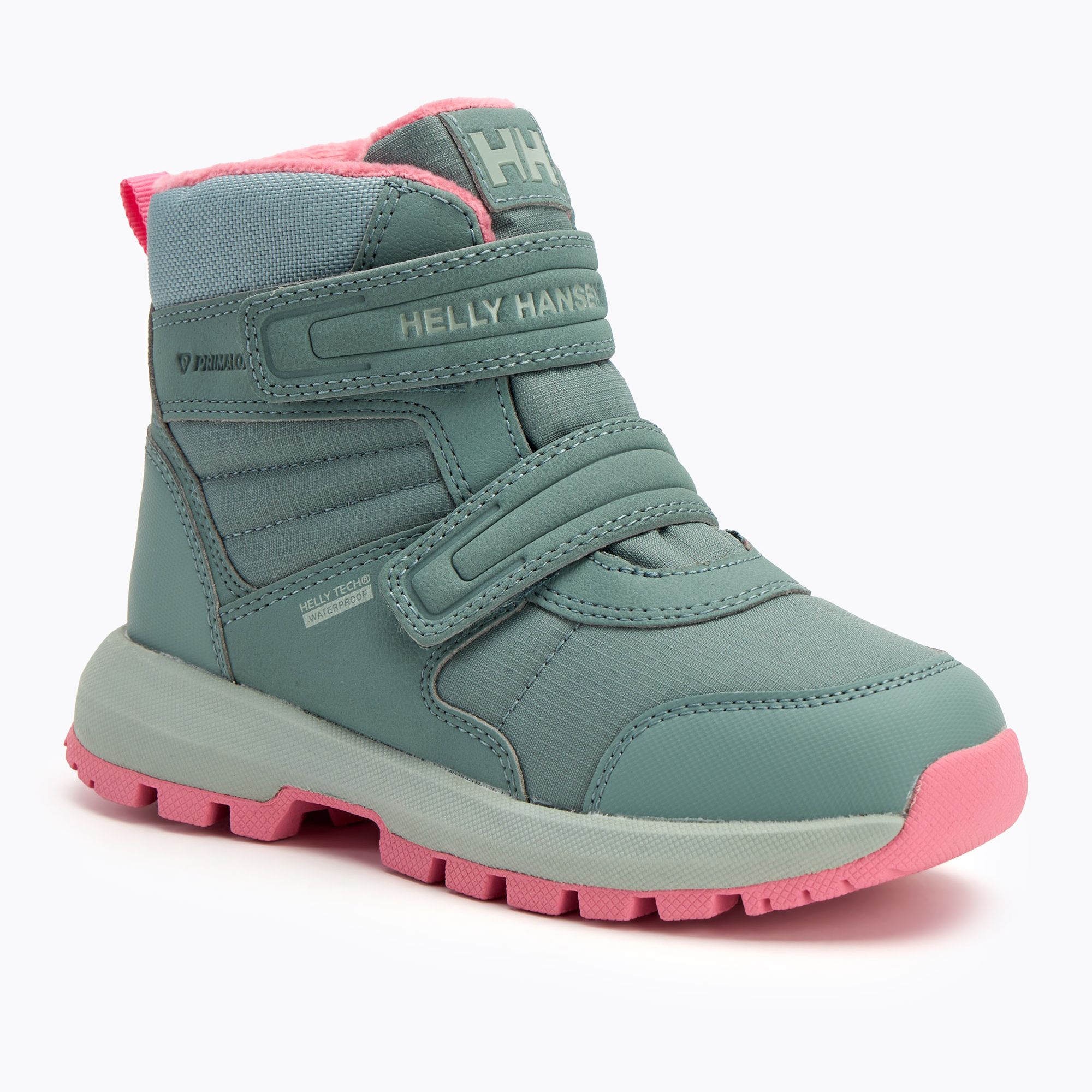 Śniegowce dziecięce Helly Hansen Jk Bowstring Boot HellyTech cactus/green mist 