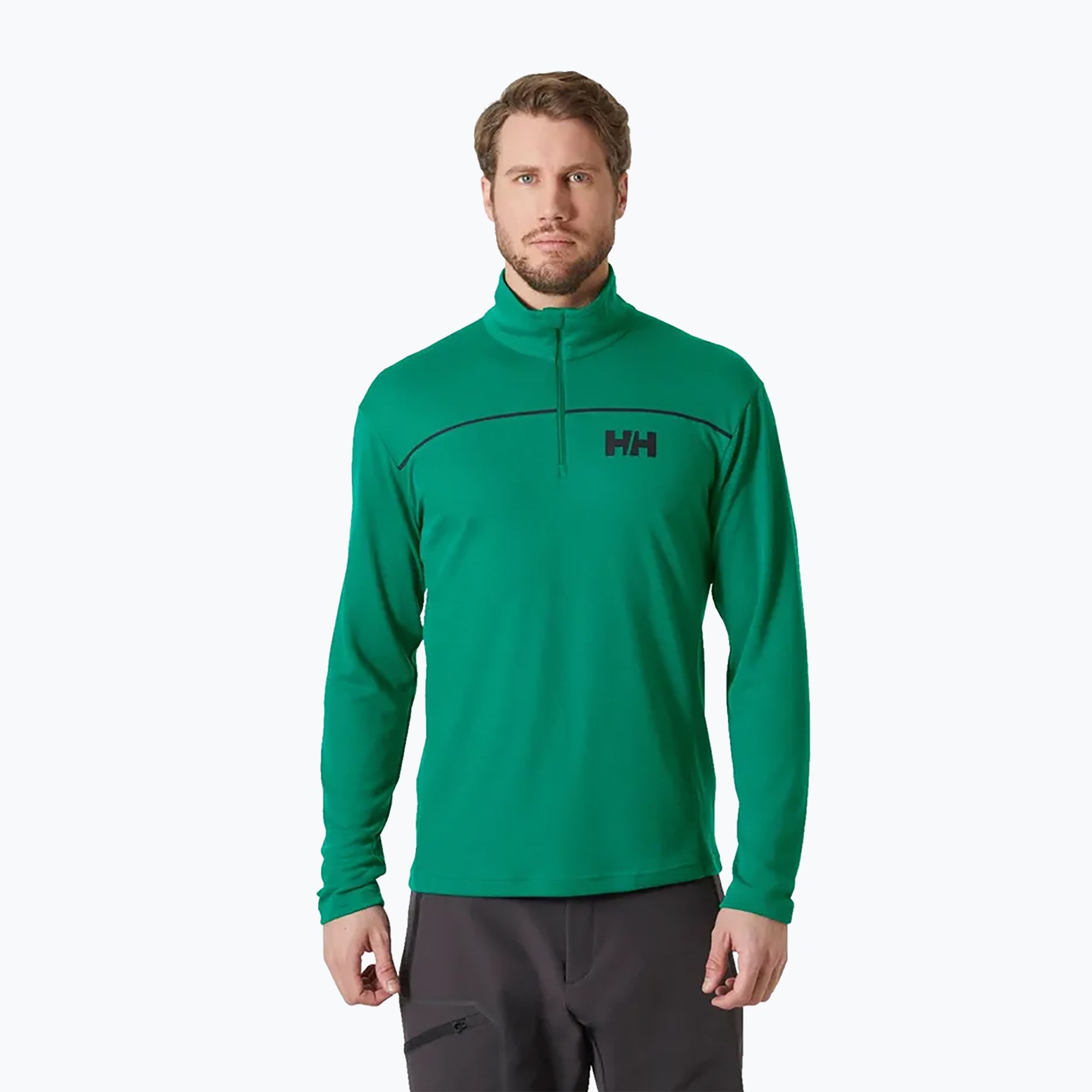 Bluza żeglarska męska Helly Hansen HP 1/2 Zip Pullover emerald 