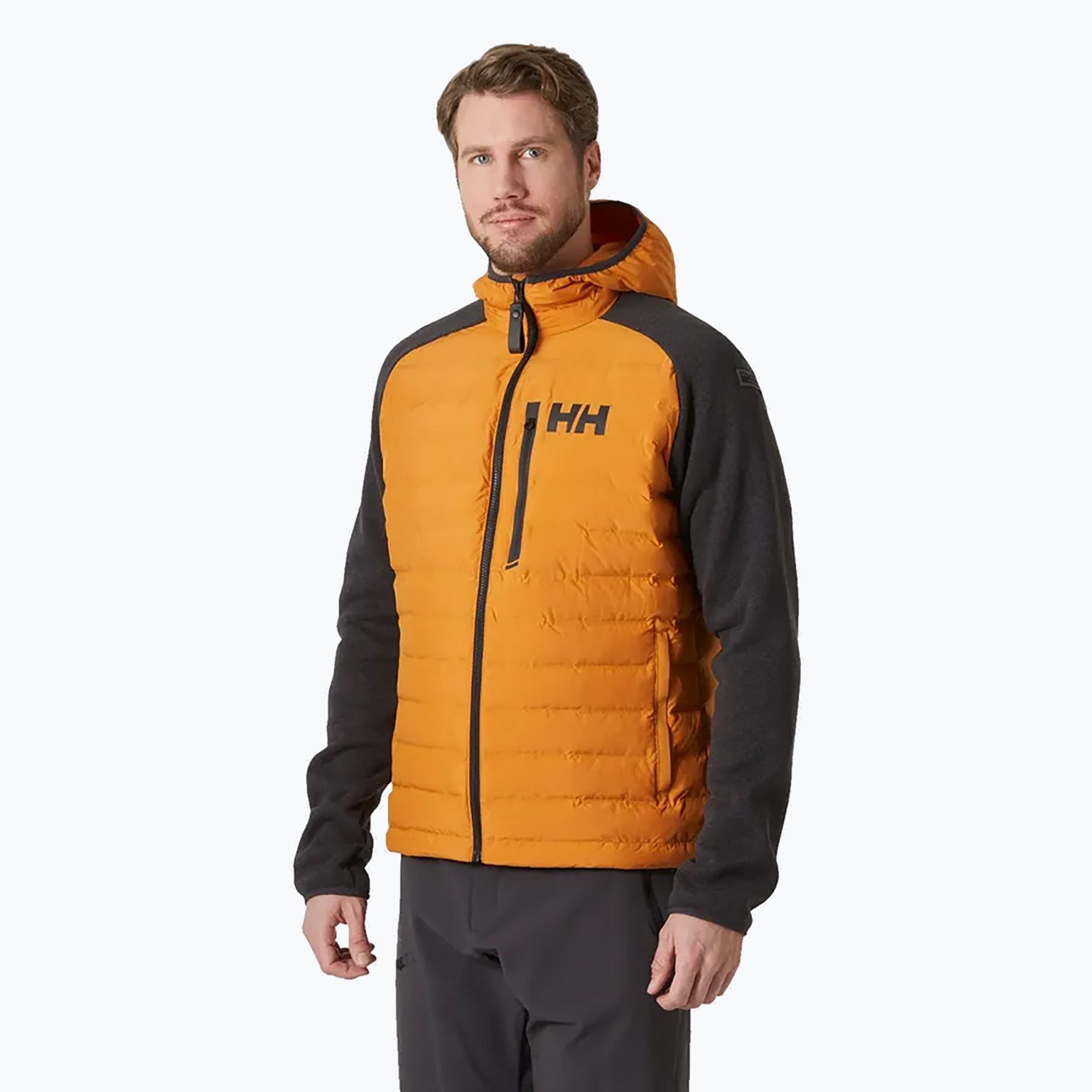 Kurtka żeglarska męska Helly Hansen Arctic Ocean Hybrid Insulator mustard 